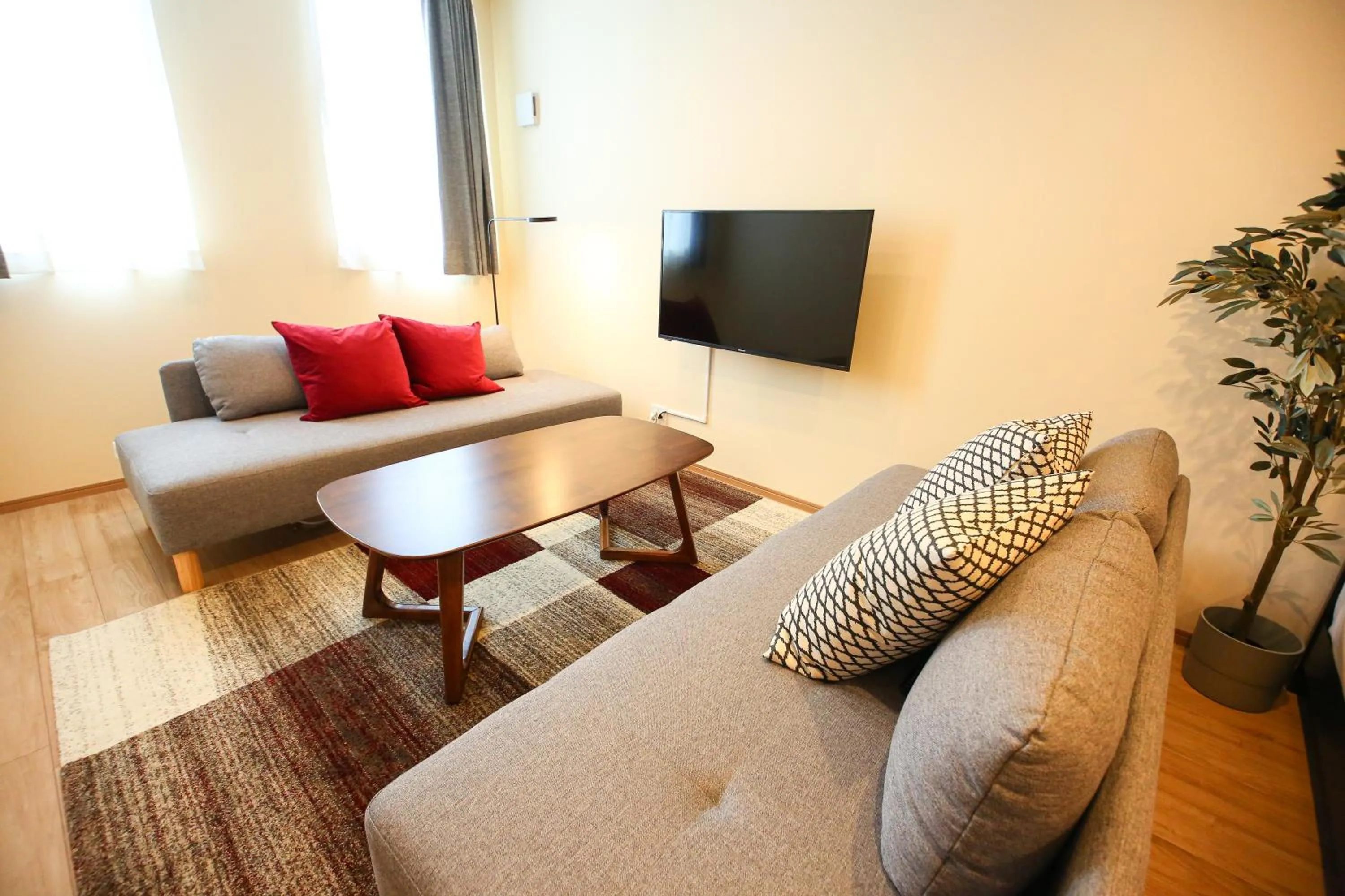 Living room in PrimeRoom別府 浜脇温泉前