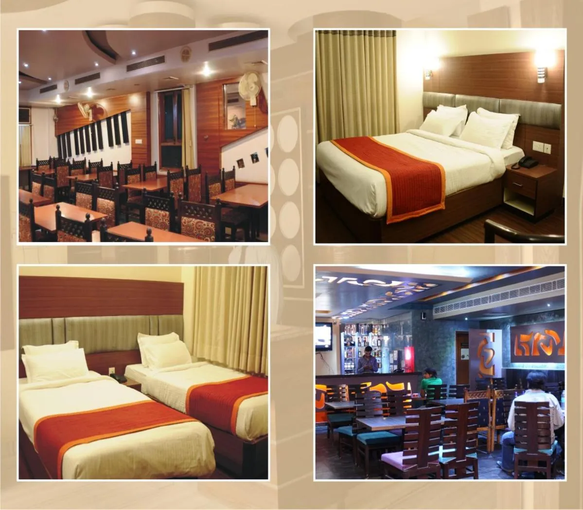 Bed in Hotel aroma classic