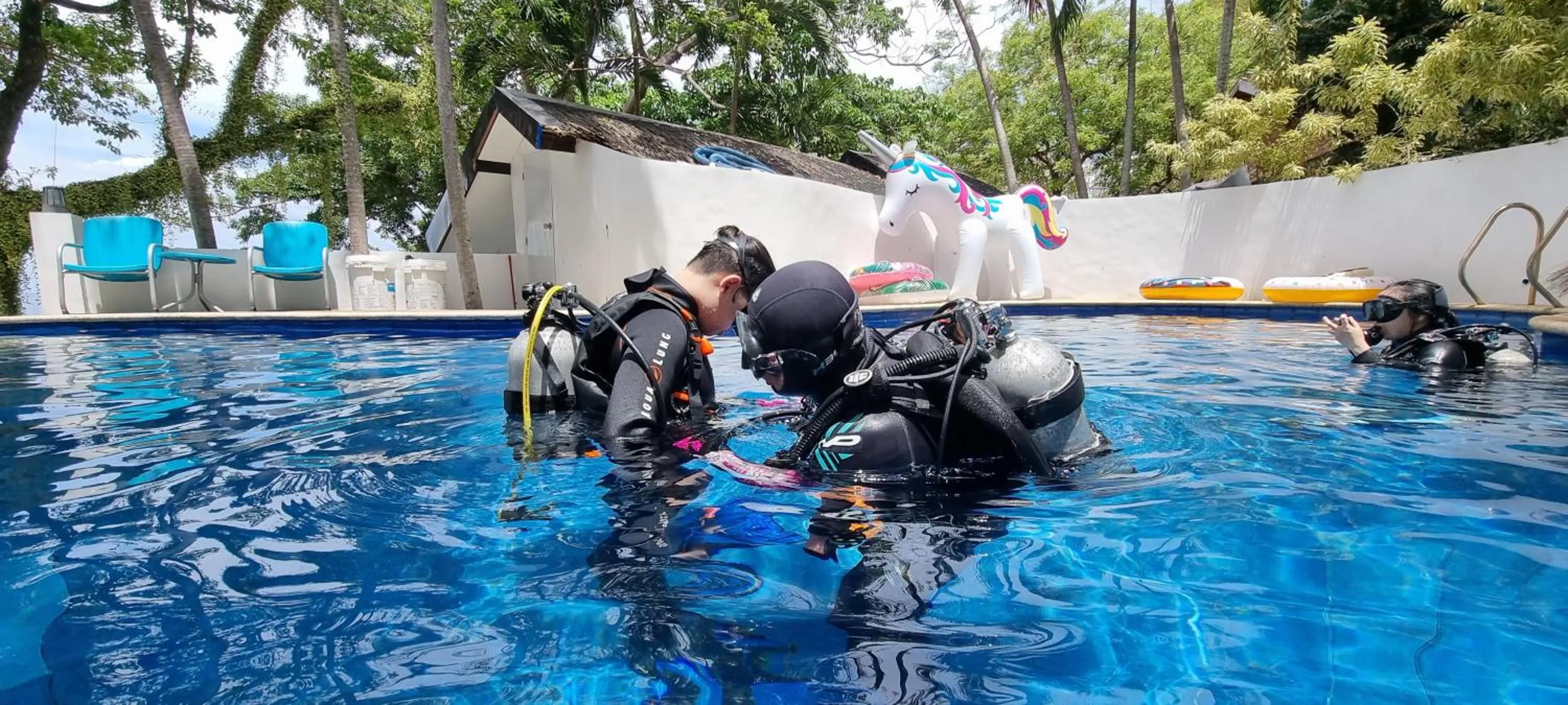 People in Aquaventure Reef Club