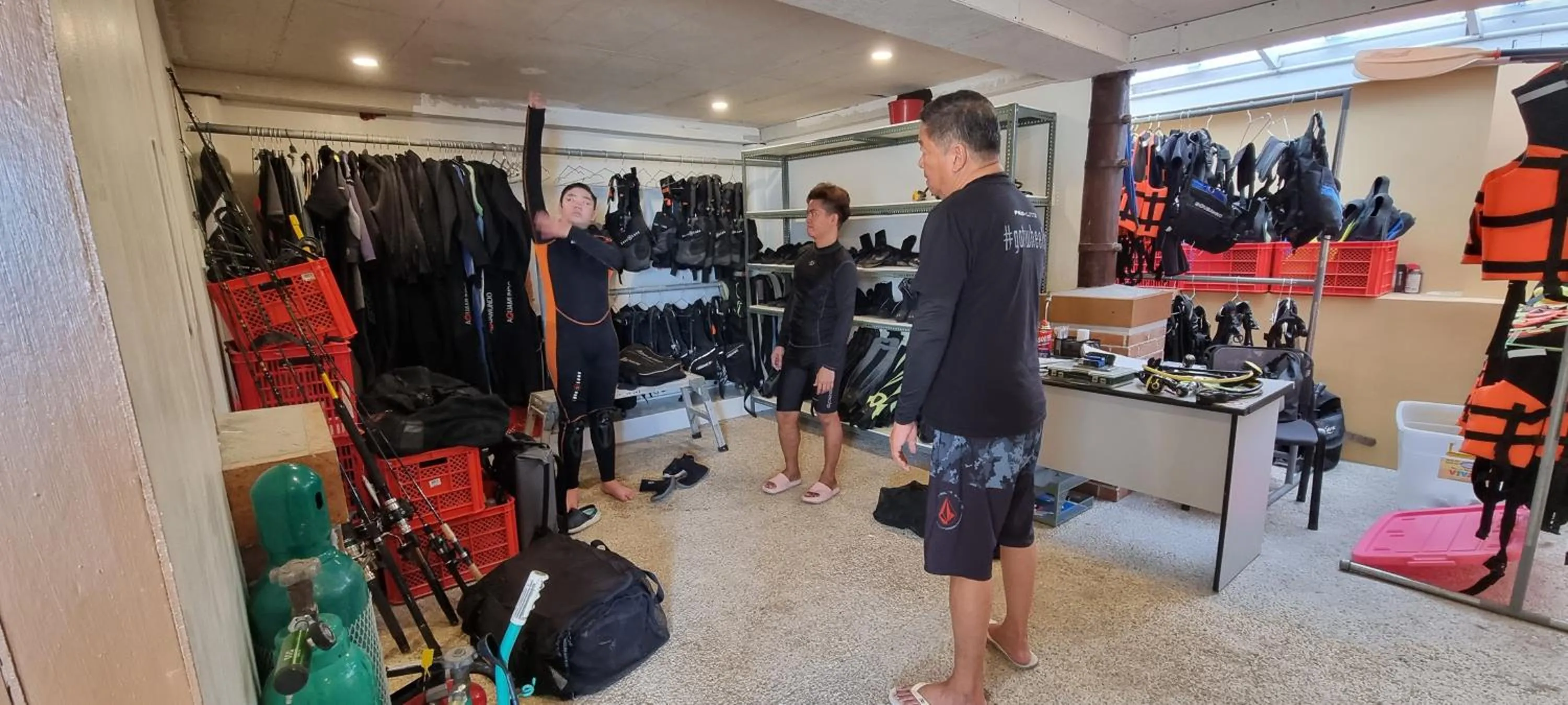 People in Aquaventure Reef Club