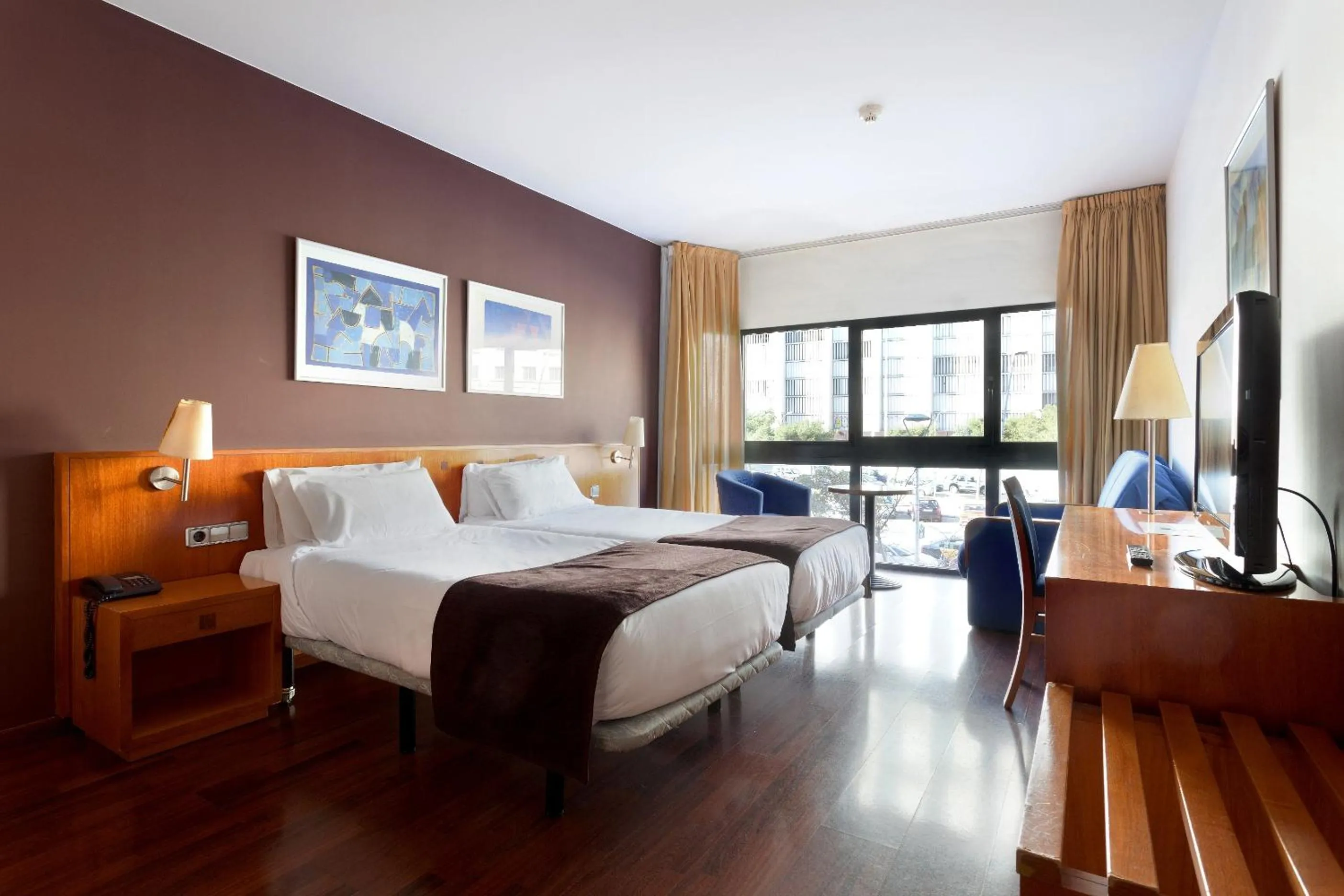 Bedroom, Bed in Hotel Viladomat