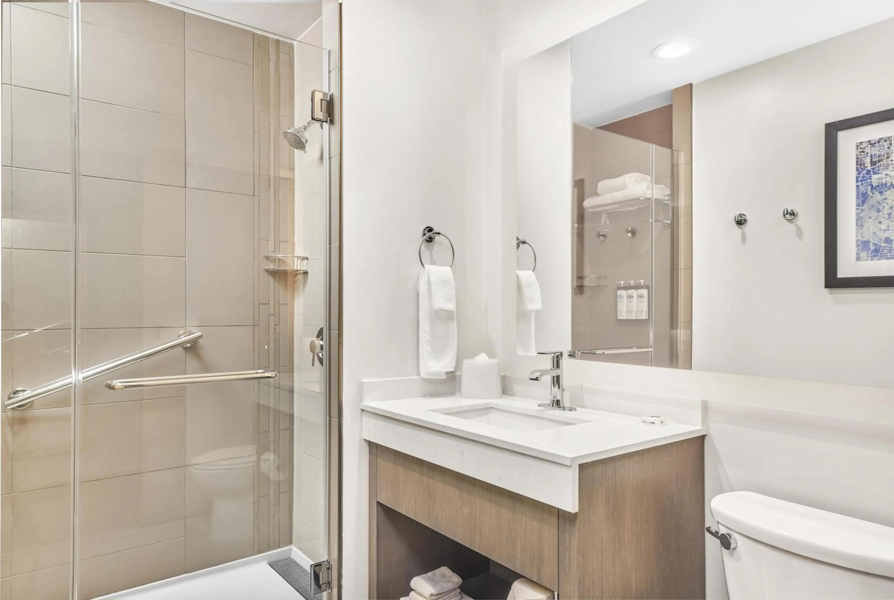 Bathroom in Hyatt House Houston Medical Center