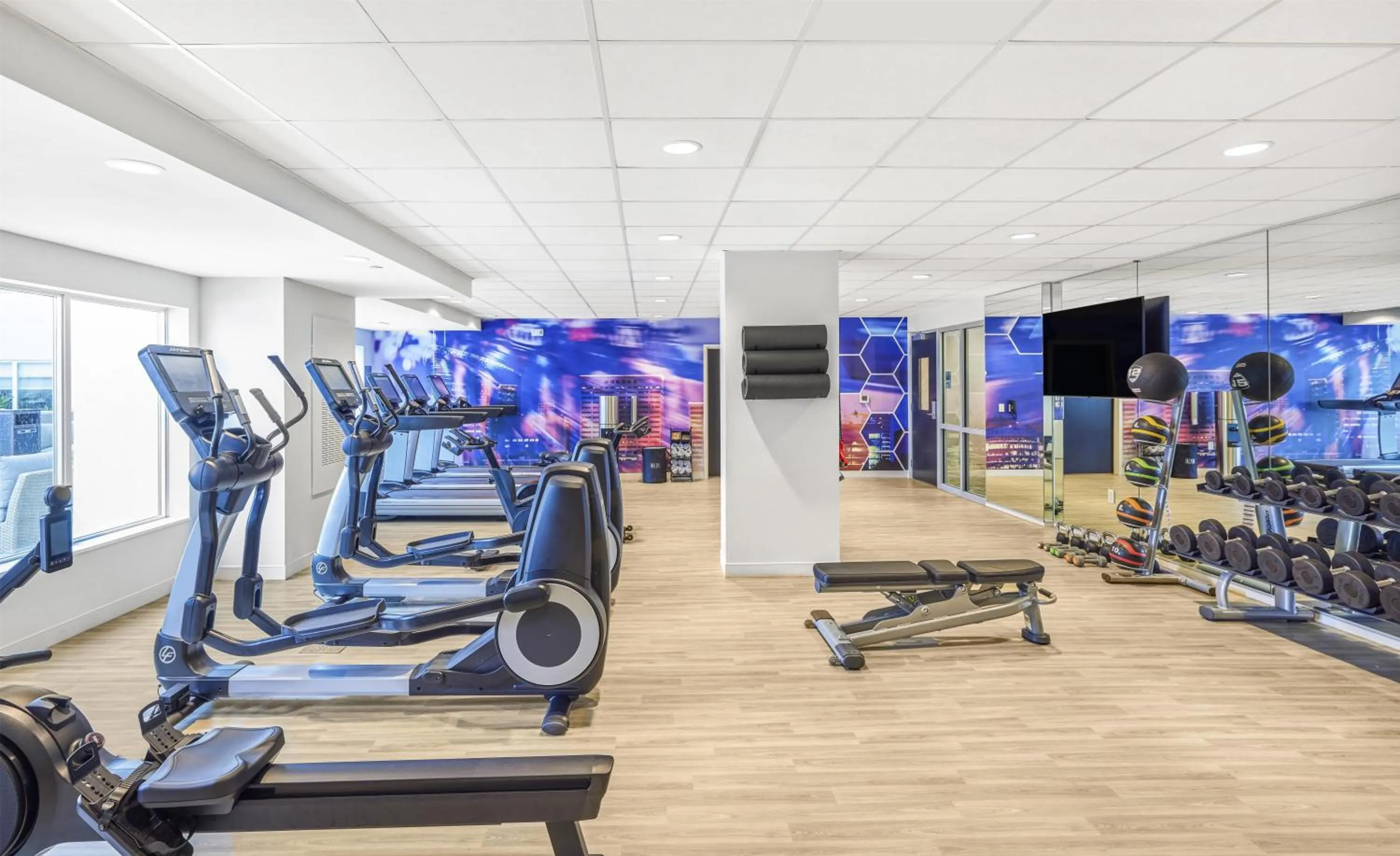 Fitness centre/facilities in Hyatt House Houston Medical Center