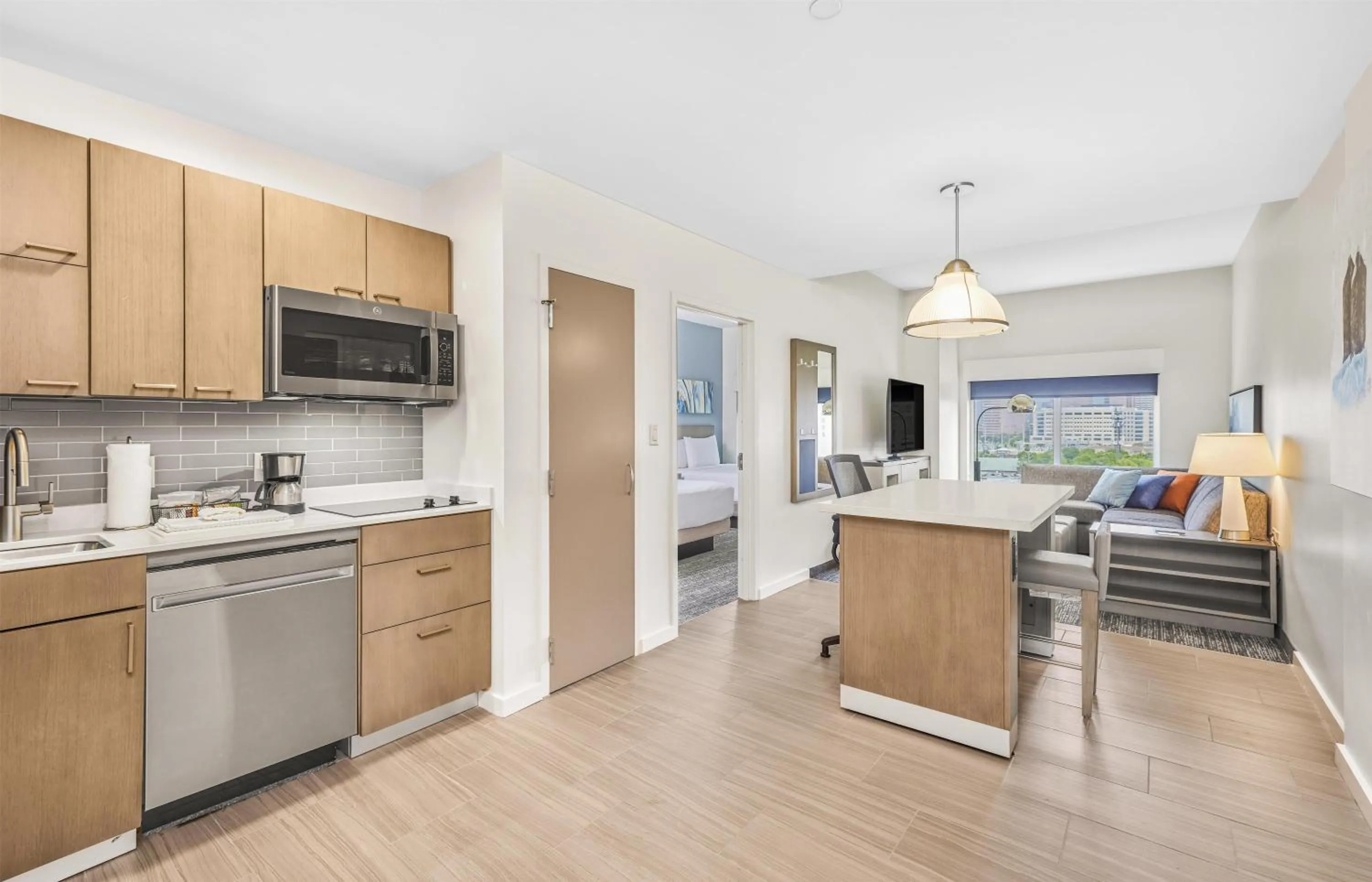 Kitchen or kitchenette in Hyatt House Houston Medical Center