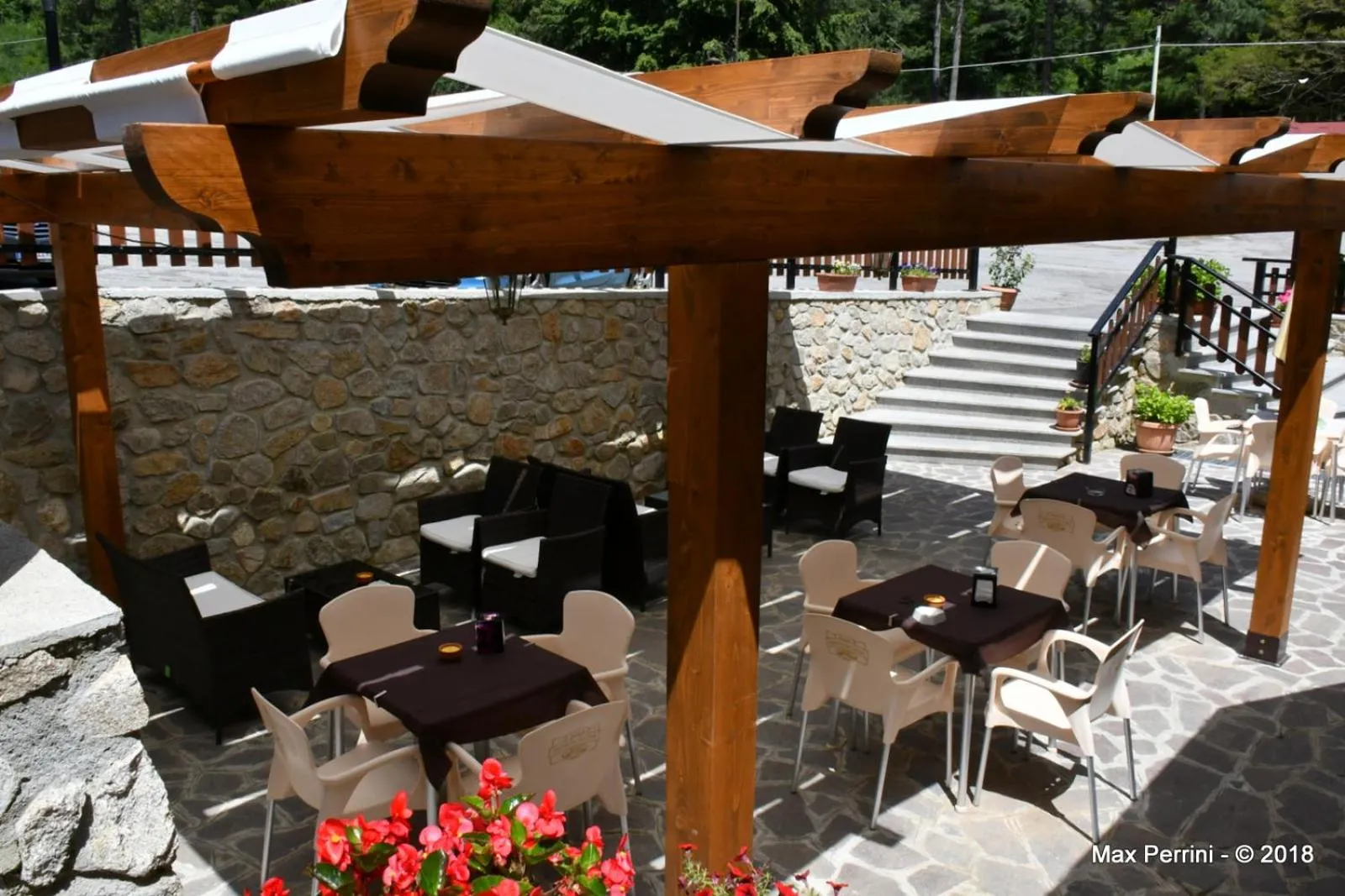 Garden in Hotel Palaghiaccio