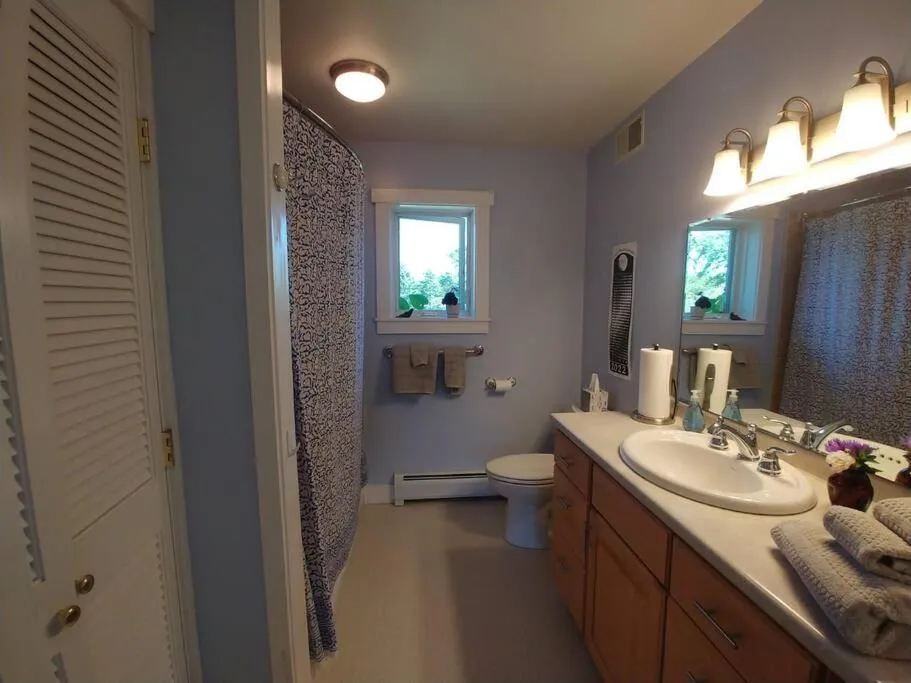 Bathroom in Spacious country retreat close to town and nature, Sylvana Farm VT