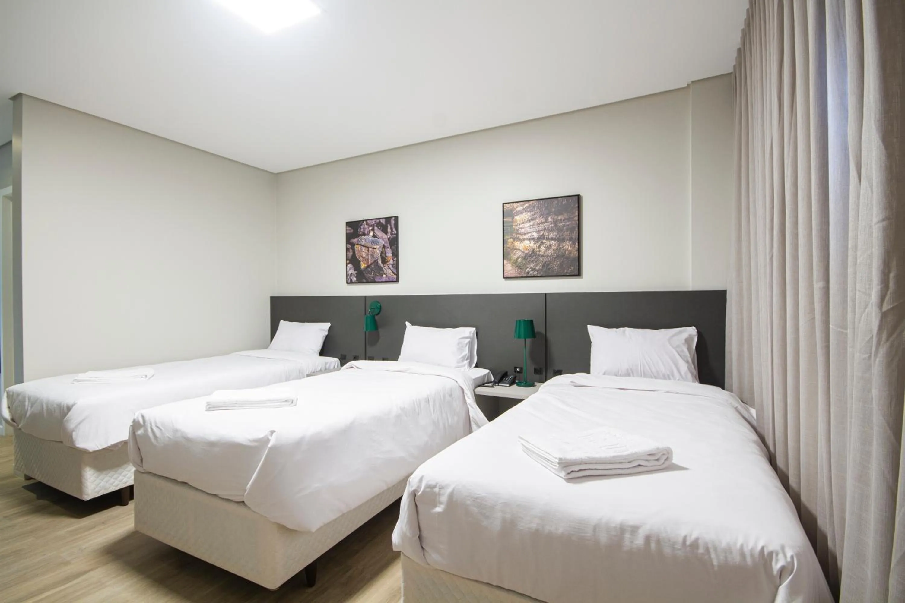 Bed in Hotel Darolt Criciúma