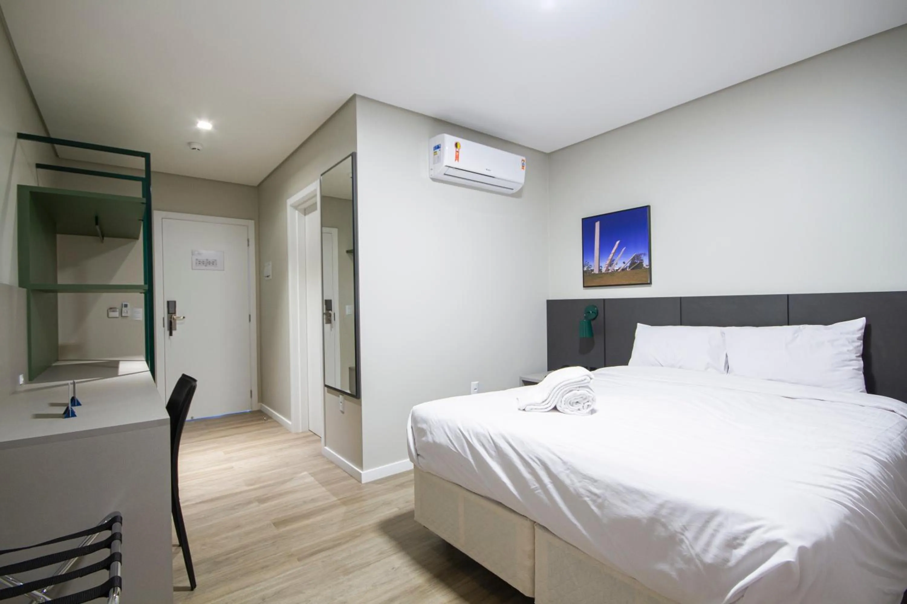 Bed in Hotel Darolt Criciúma