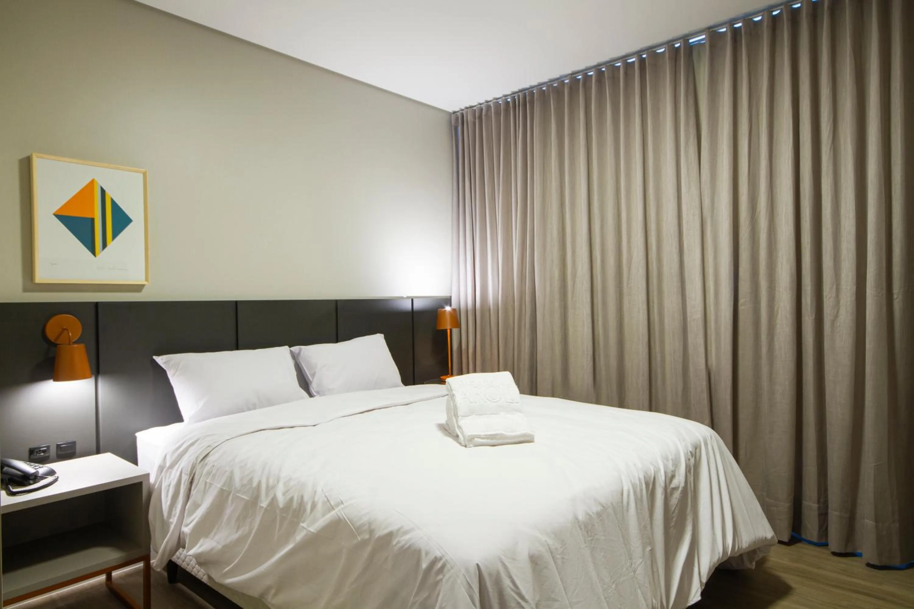 Bedroom, Bed in Hotel Darolt Criciúma