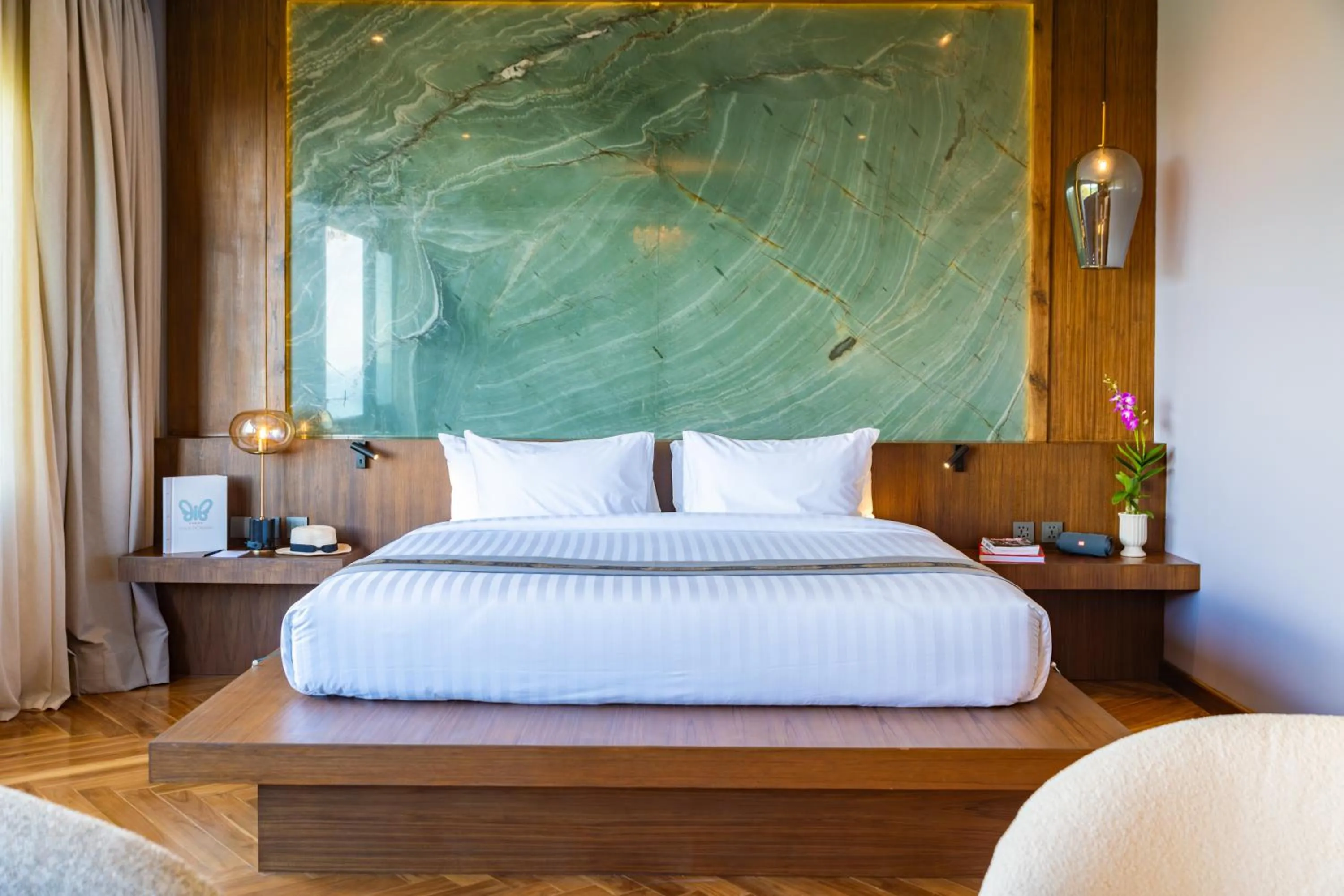 Bed in Ida B Domain Resort