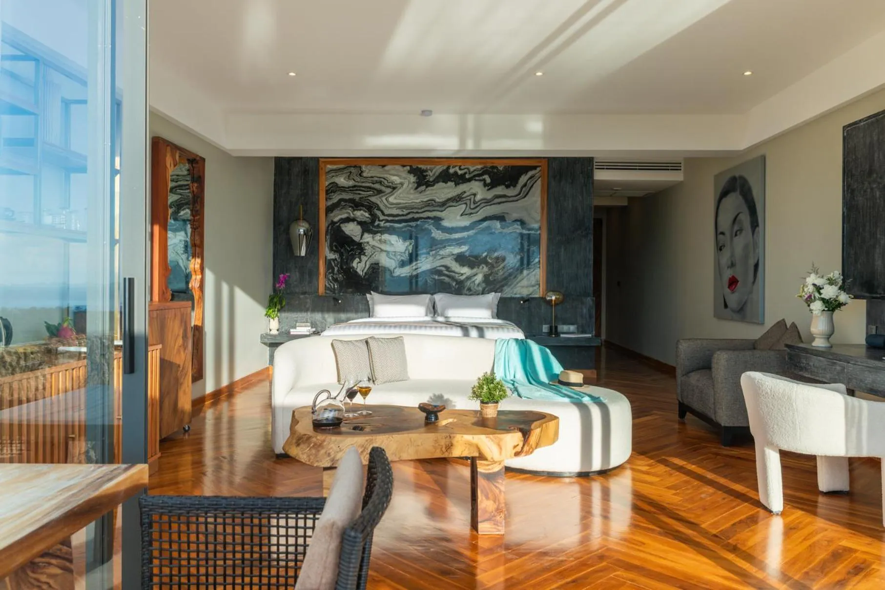 Living room in Ida B Domain Resort