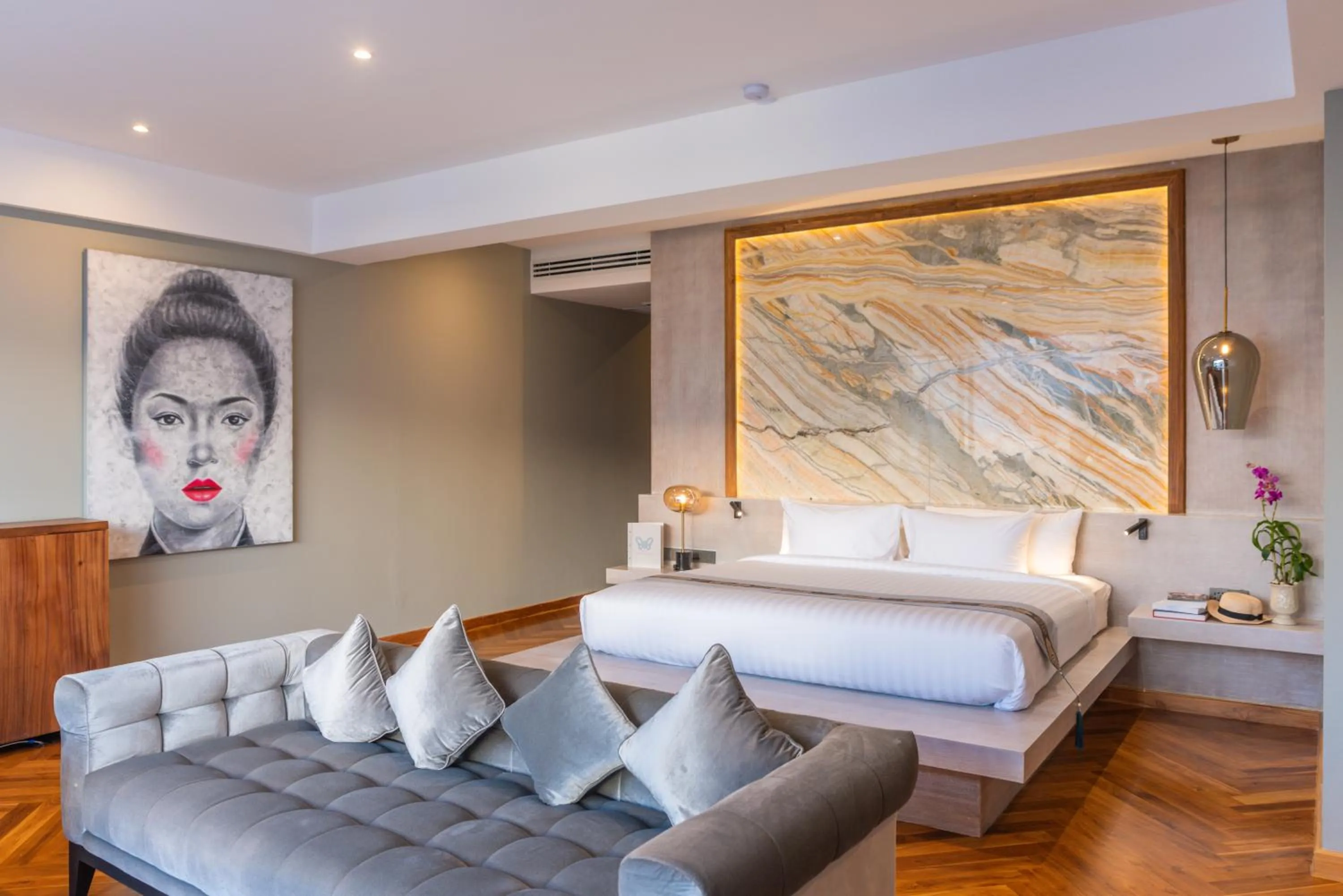 Bed in Ida B Domain Resort