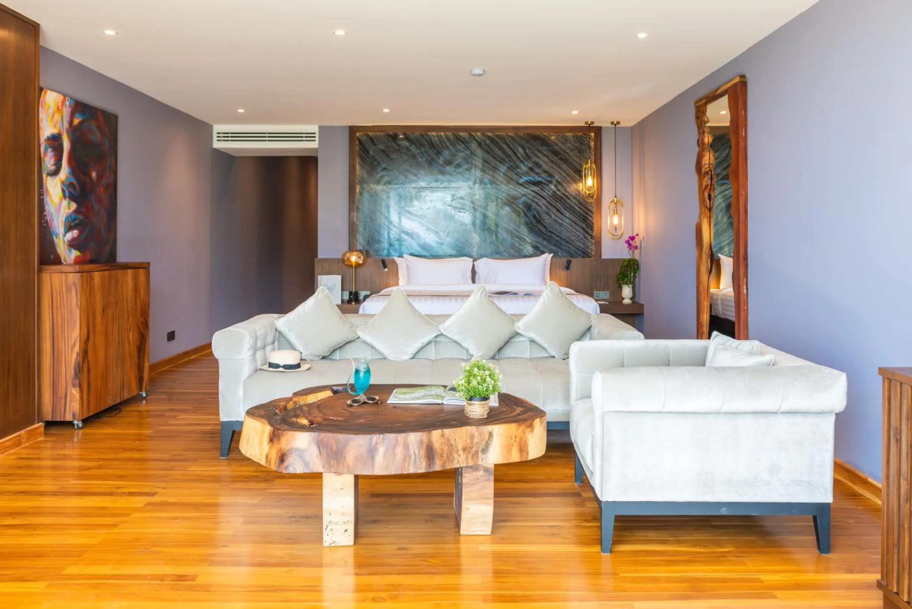 Bed in Ida B Domain Resort