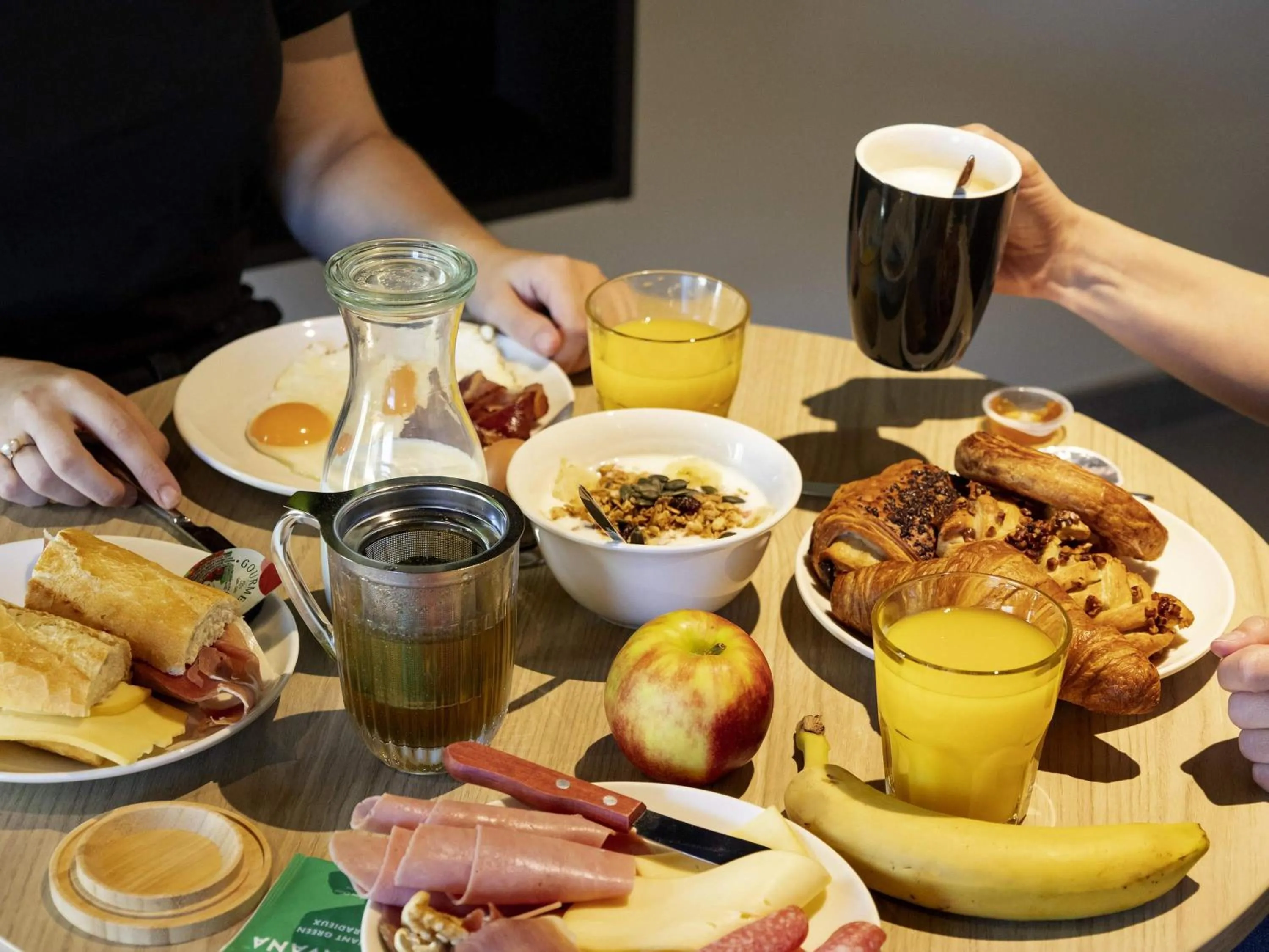 Breakfast in ibis Brussels Groot Bijgaarden