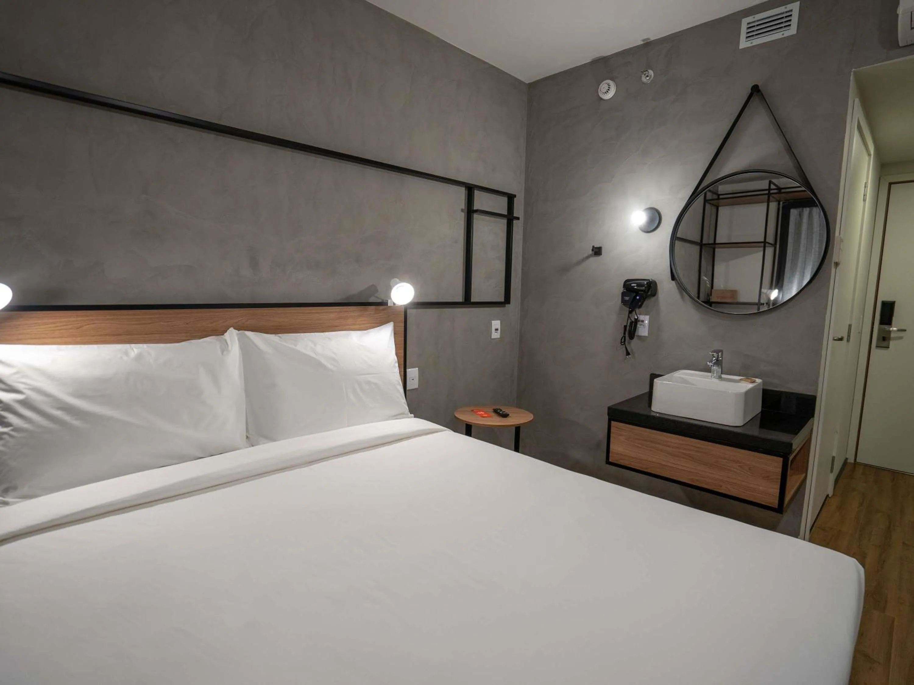 Bedroom, Bed in ibis Guarapuava