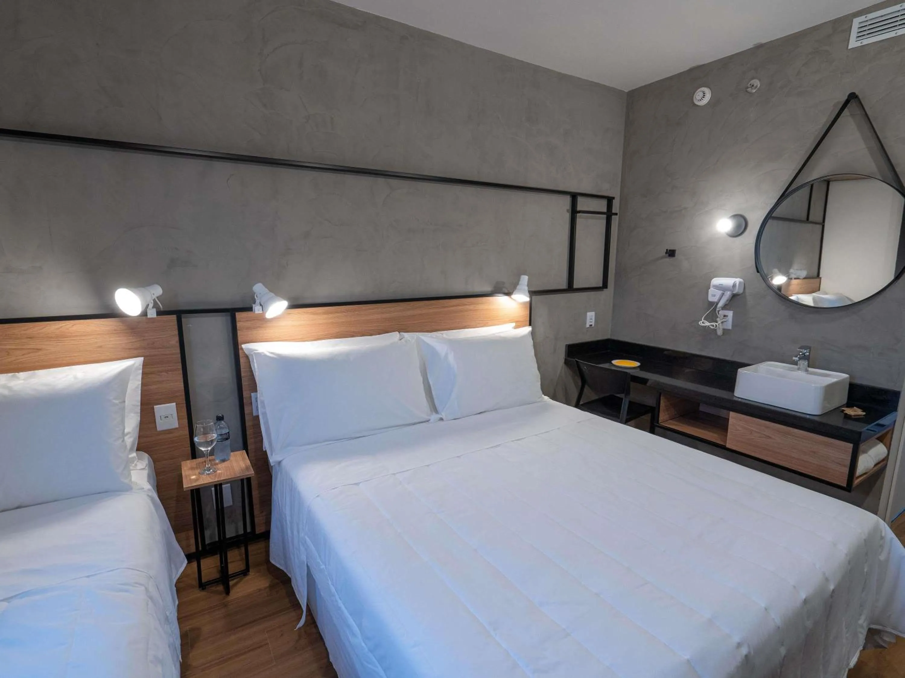 Bedroom, Bed in ibis Guarapuava