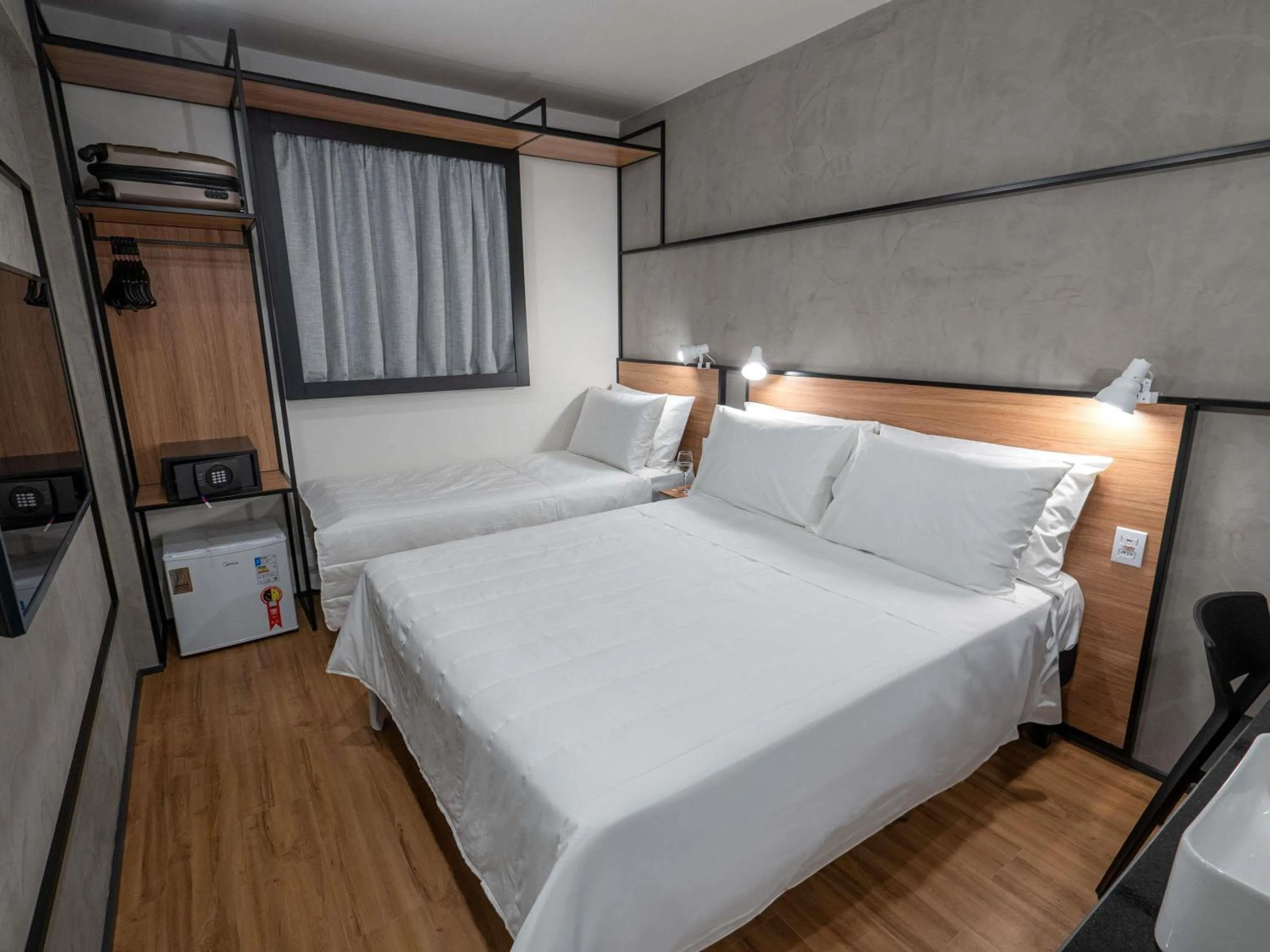 Bedroom, Bed in ibis Guarapuava