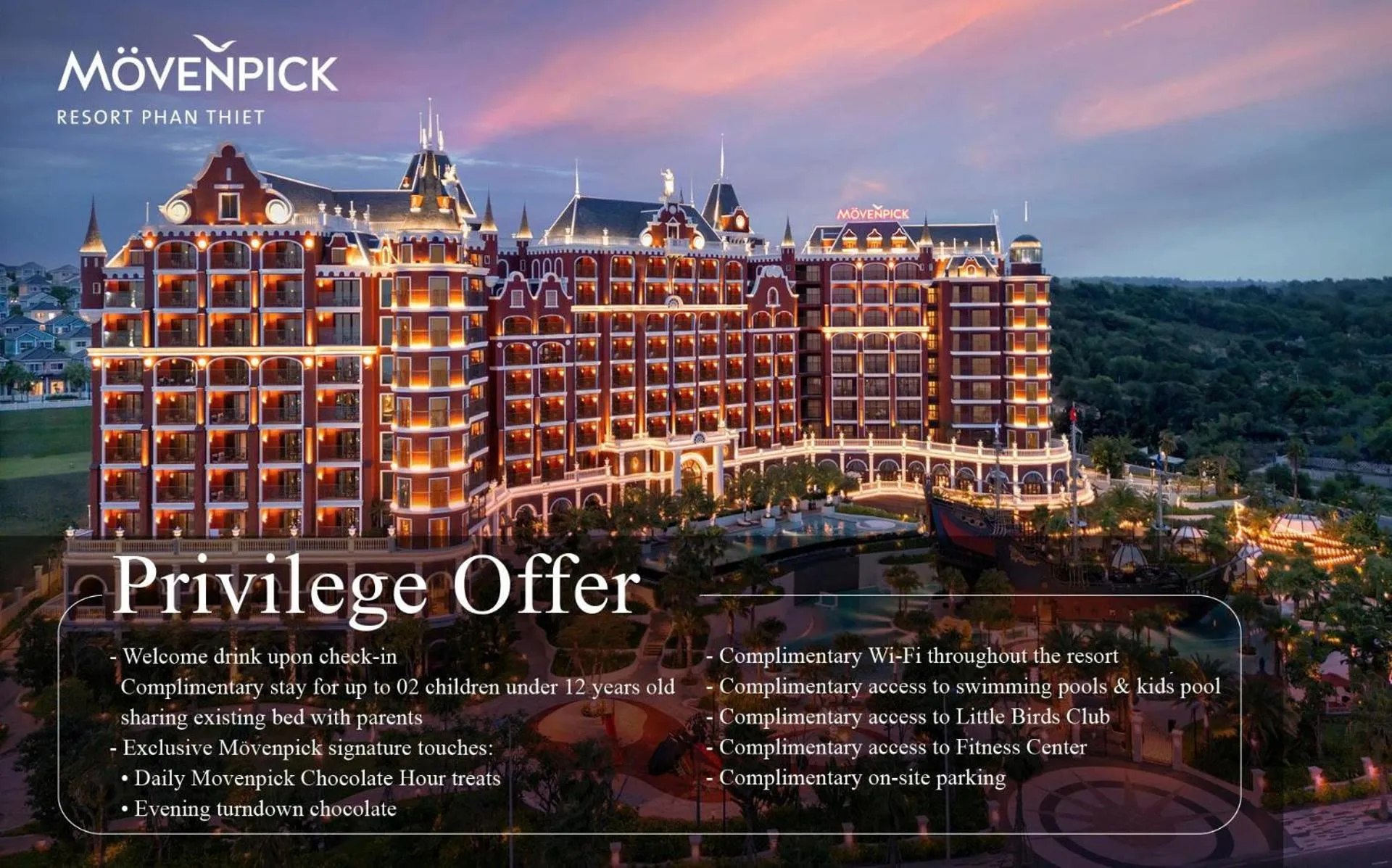 Property building in Mövenpick Resort Phan Thiet