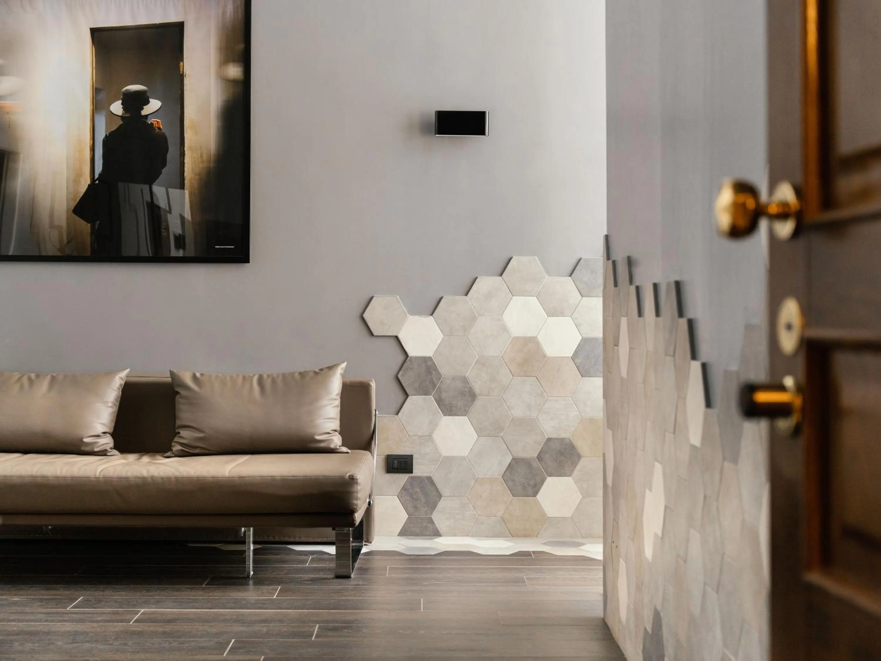 Living room in Montenapoleone Suites