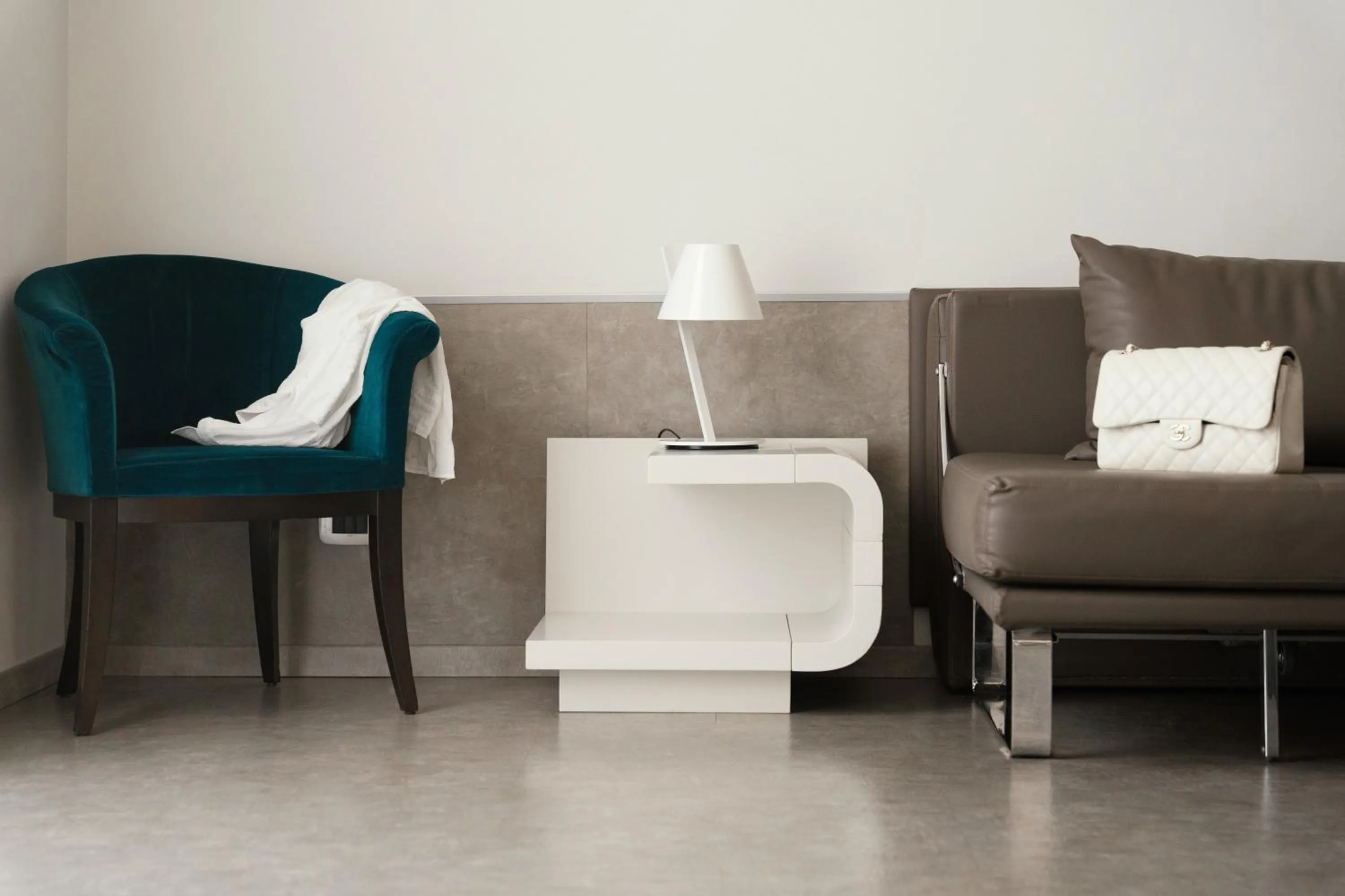 Living room in Montenapoleone Suites