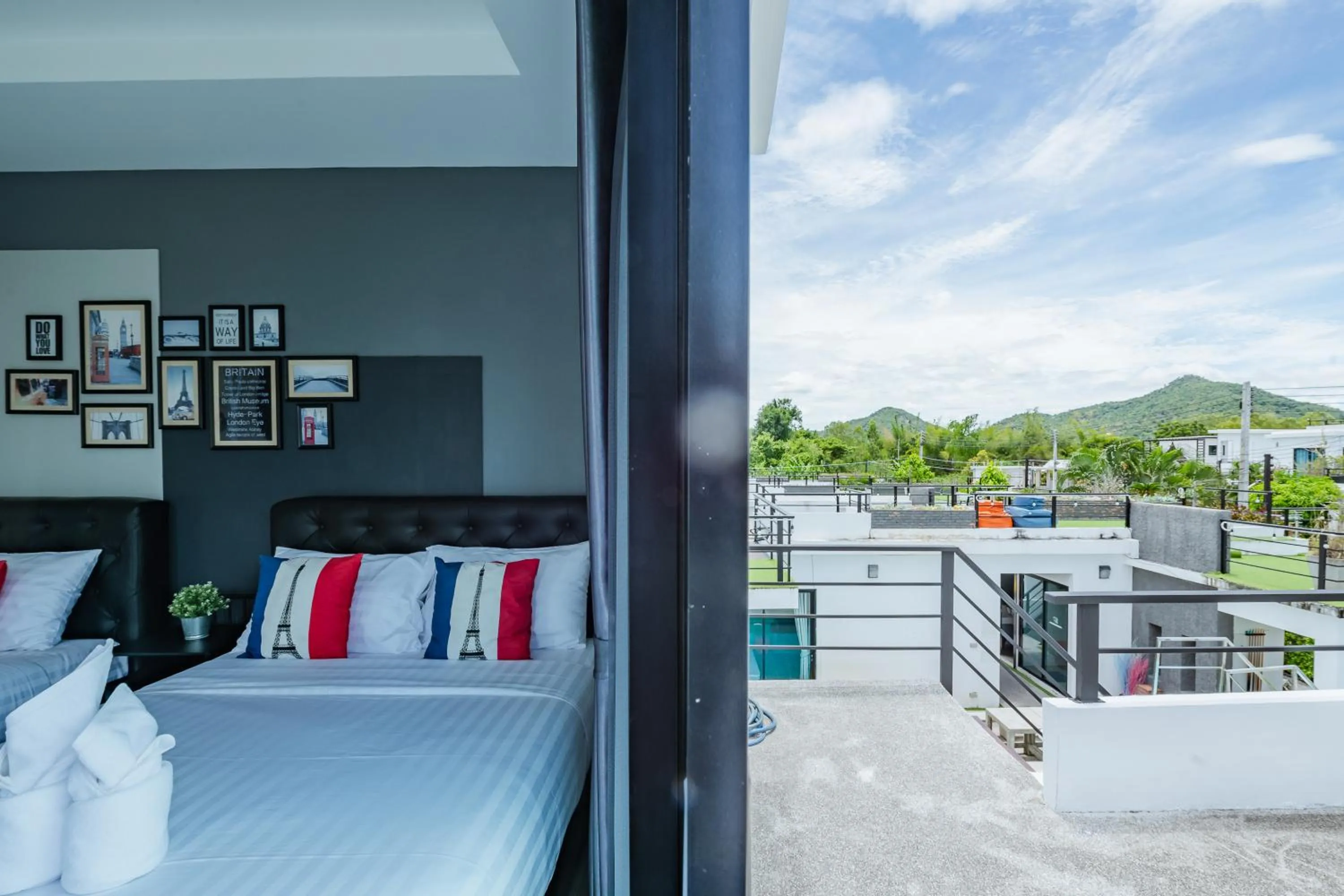 Natural landscape, Bed in PP Pool Villa Huahin