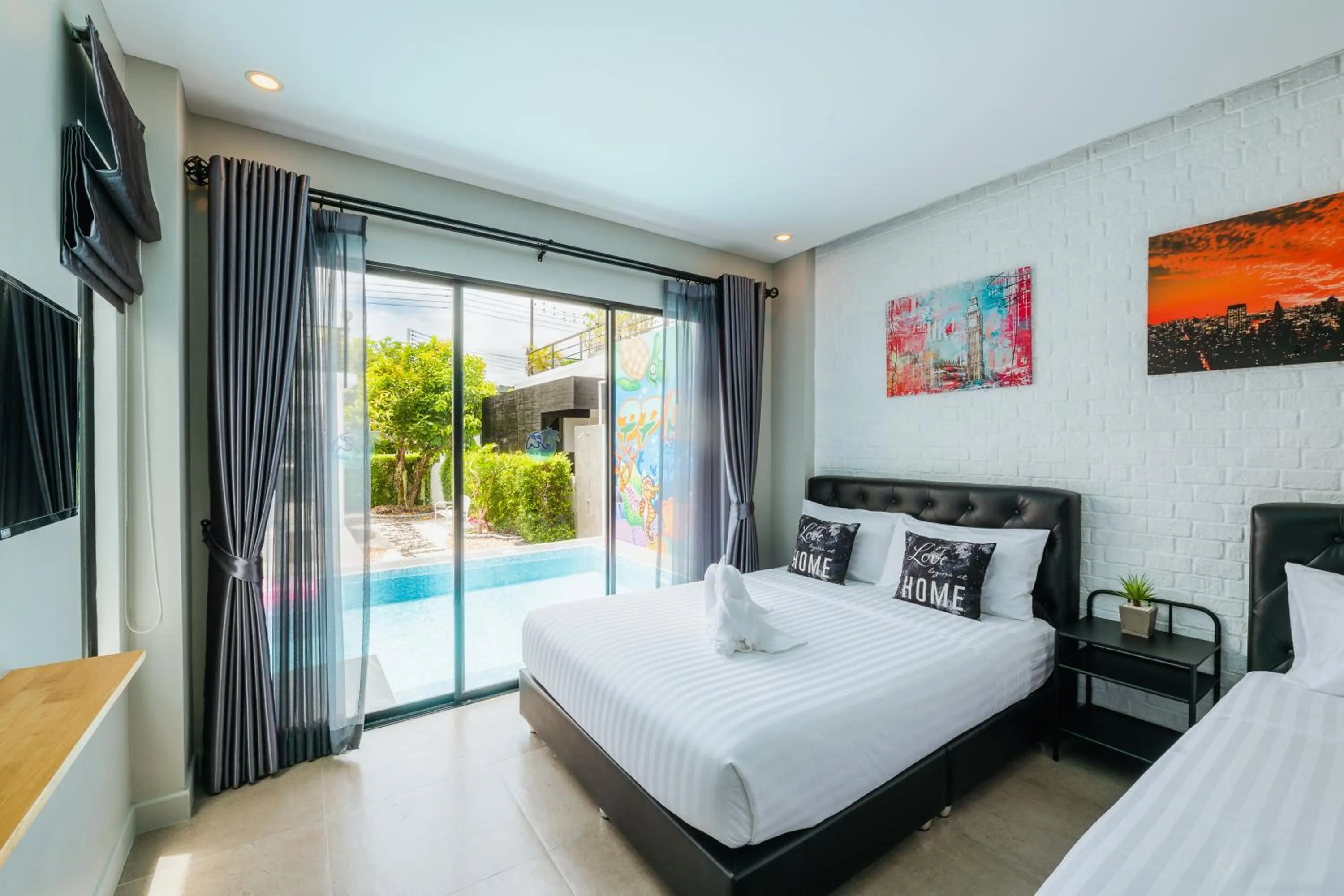 Bedroom, Bed in PP Pool Villa Huahin