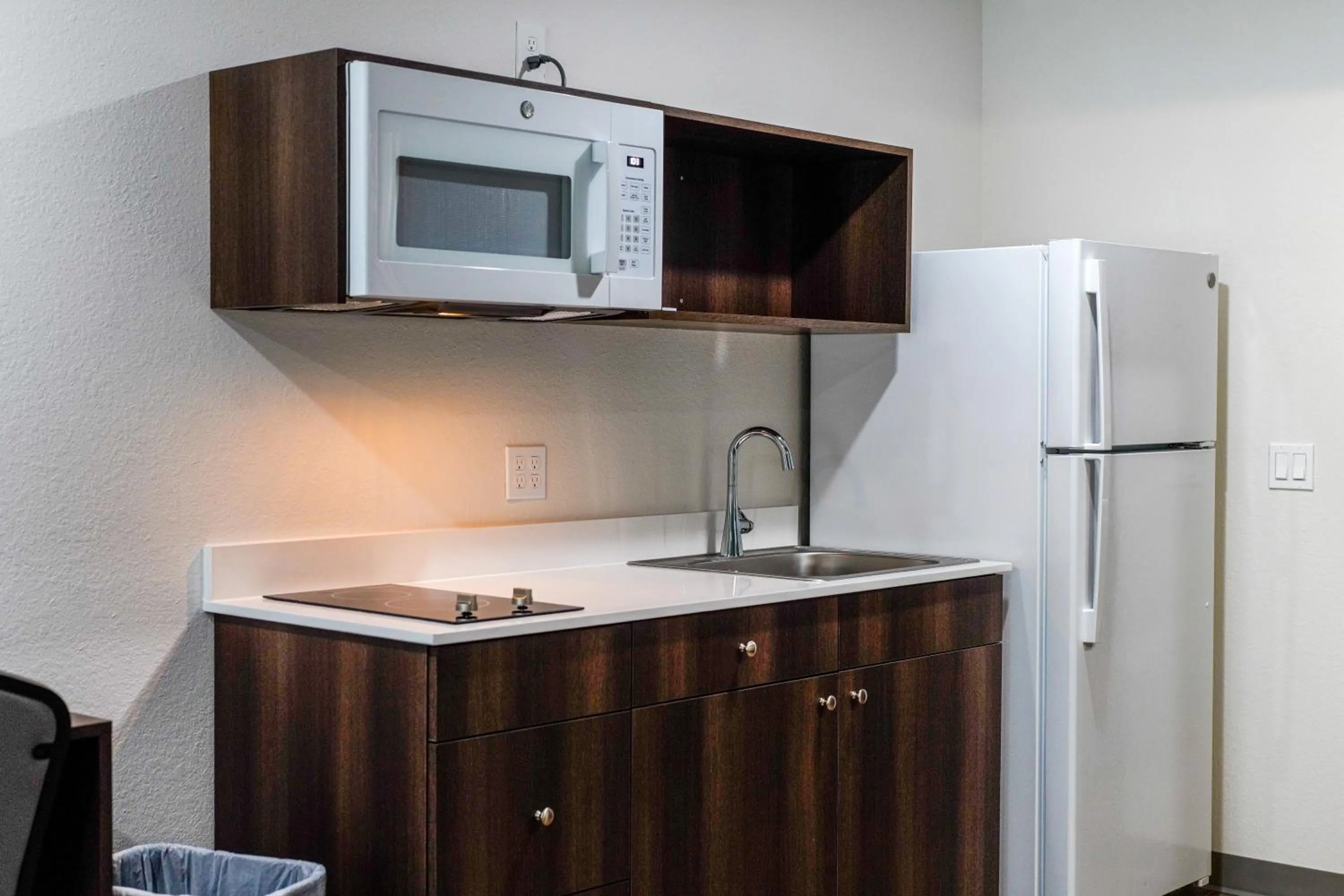 Kitchen or kitchenette in WoodSpring Suites Hudson Port Richey