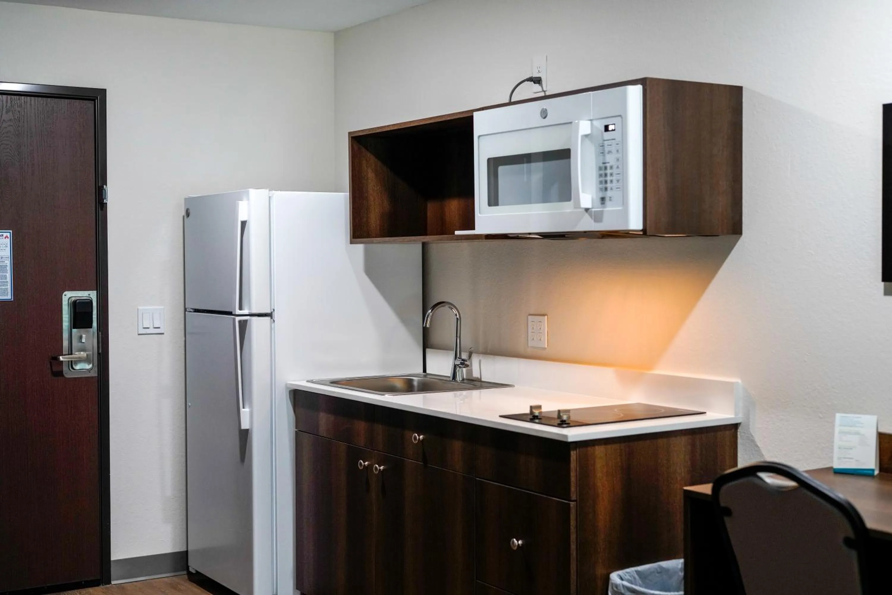 Kitchen or kitchenette in WoodSpring Suites Hudson Port Richey