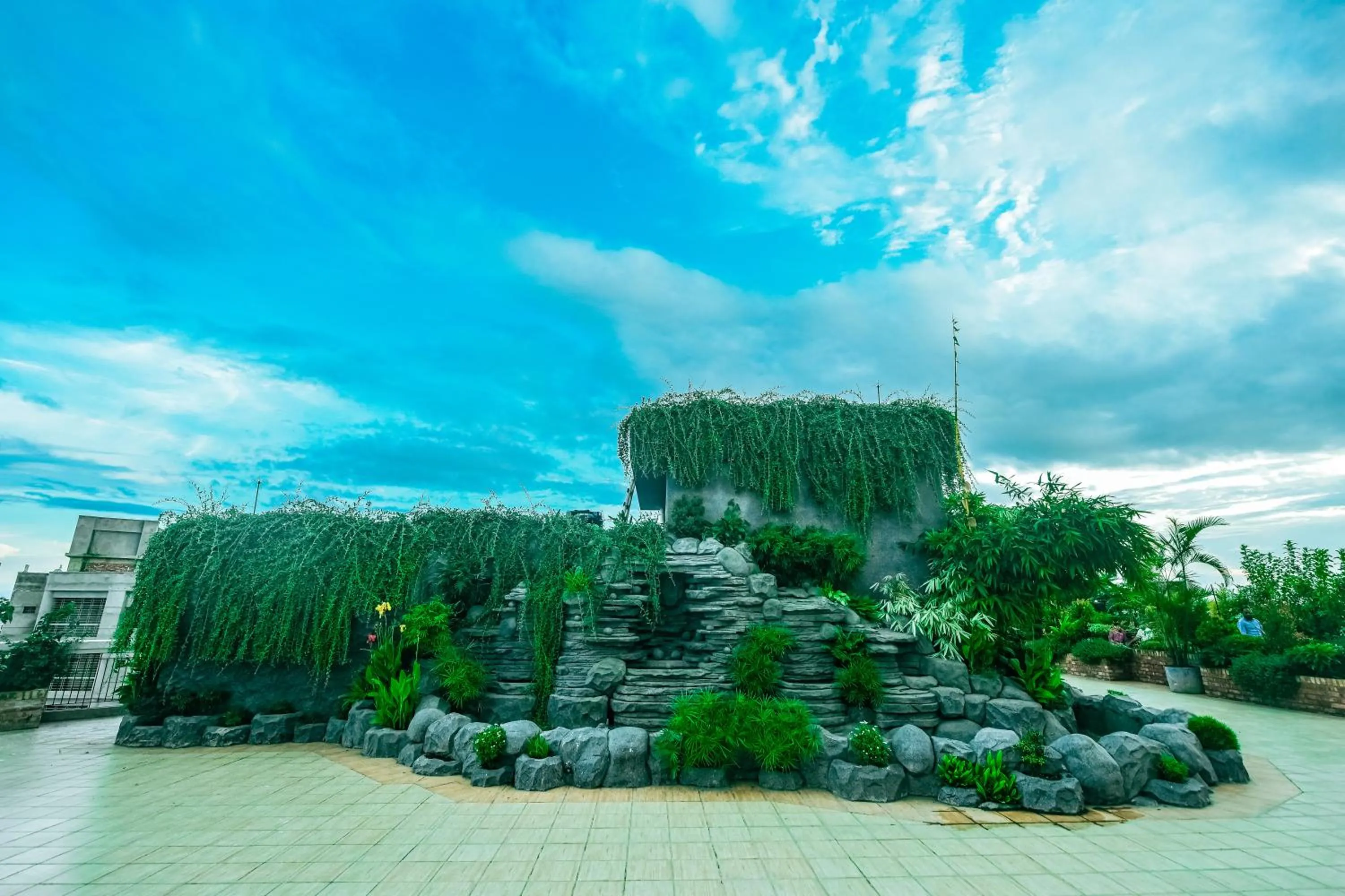 Garden view in Hotel Elite Palace