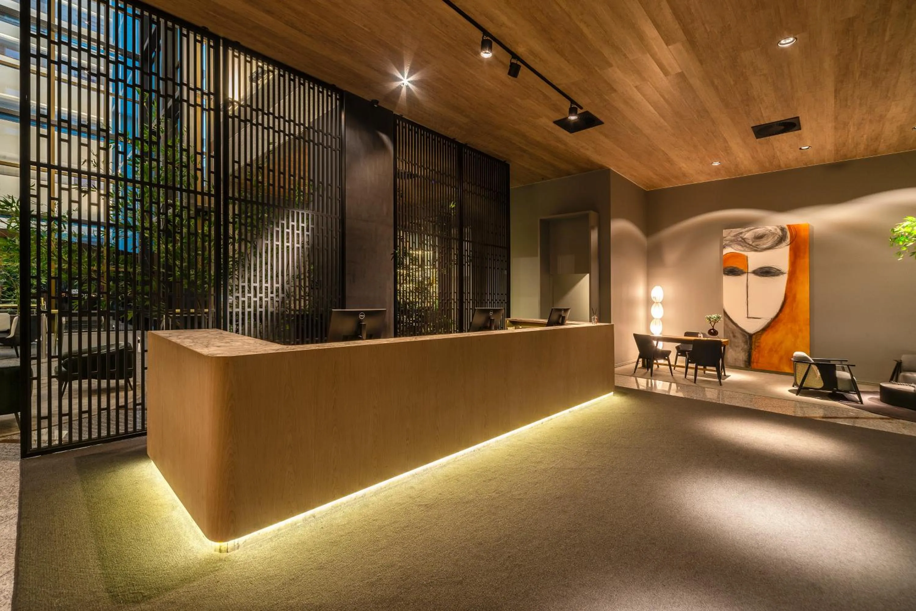 Lobby or reception in Laghetto Stilo São Paulo