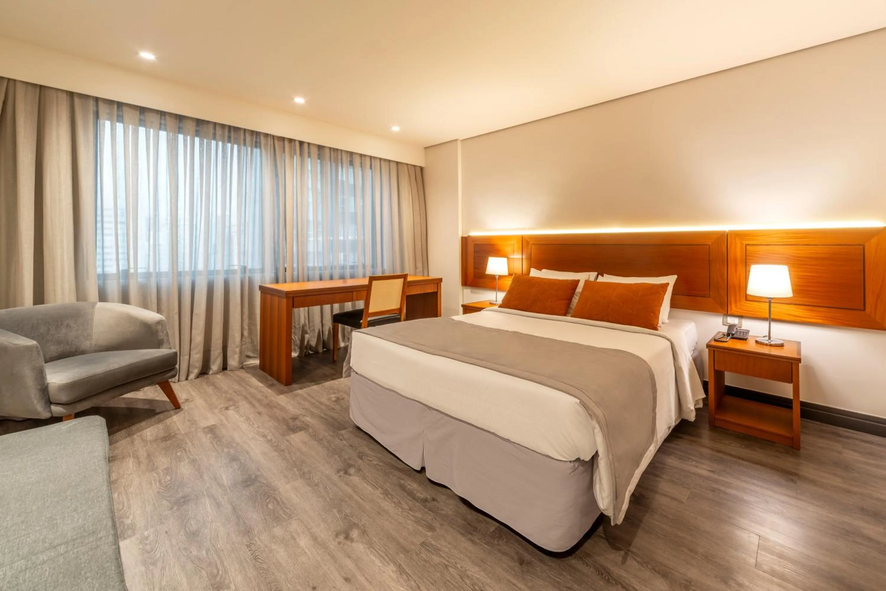 Bedroom, Bed in Laghetto Stilo São Paulo