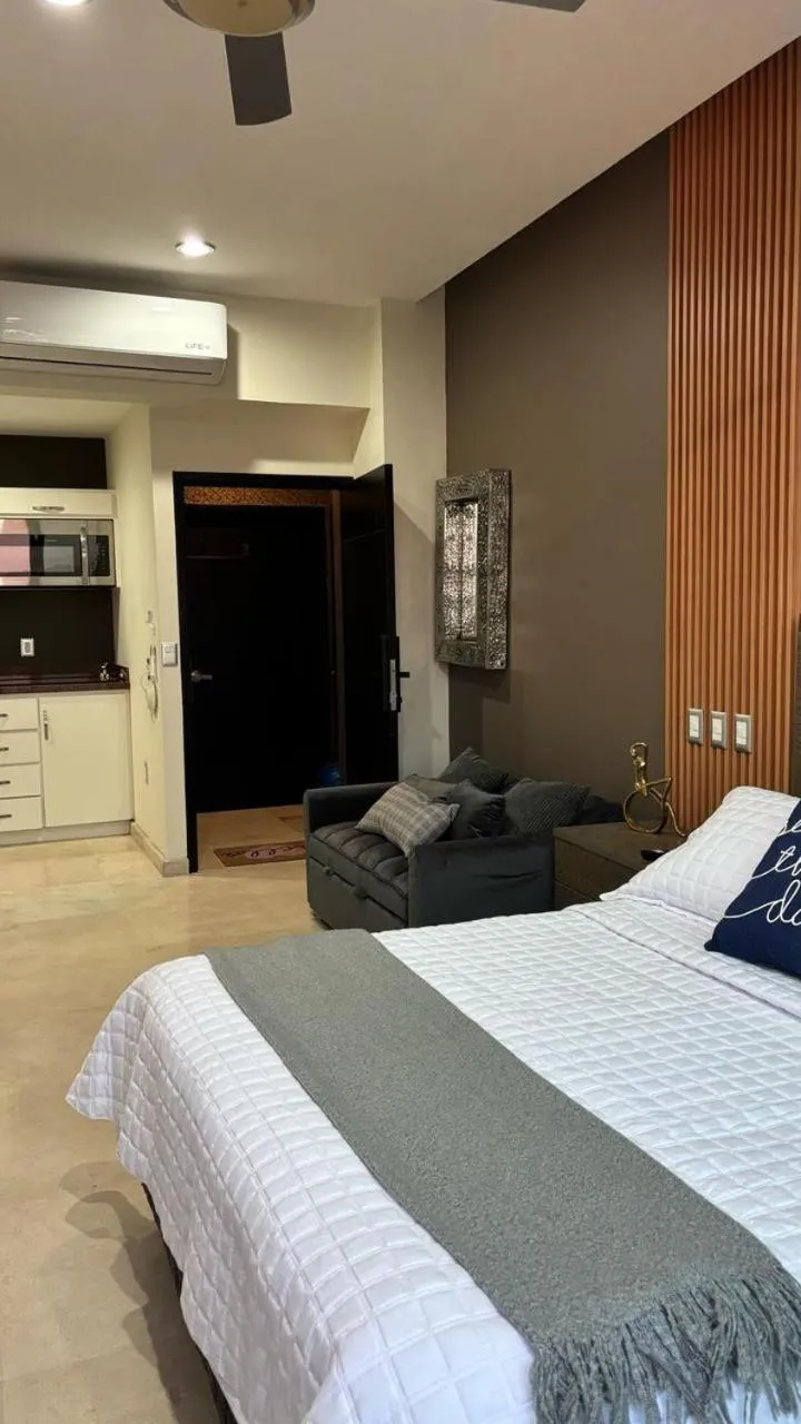 Bed in Hotel Tramamoto Mazatlan