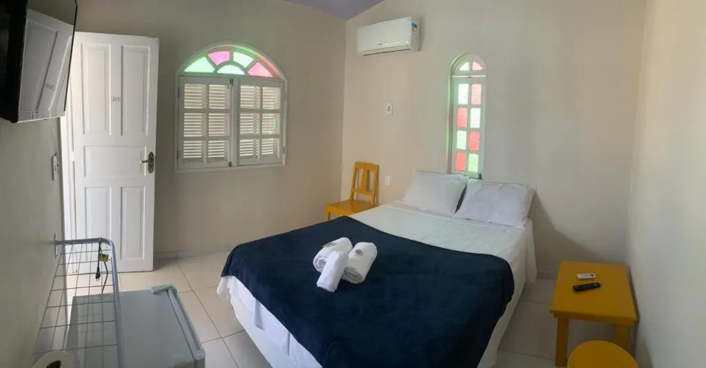 Bed in Pousada EntreMares -Centro-
