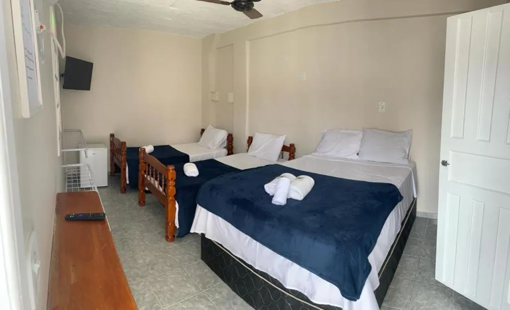 Bed in Pousada EntreMares -Centro-
