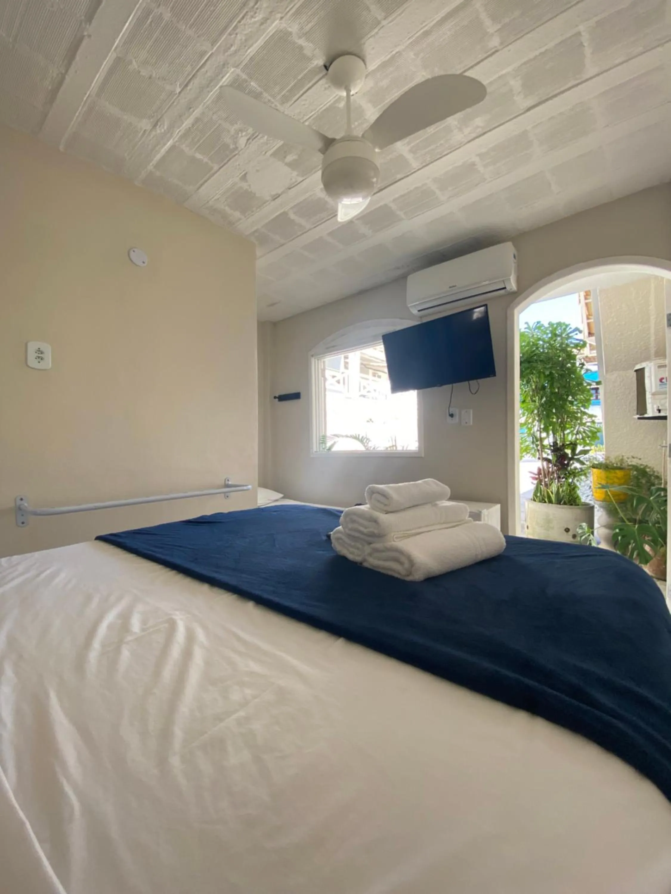 Bed in Pousada EntreMares -Centro-