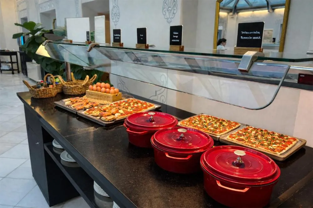 Buffet breakfast in Oriente Atiram Hotel