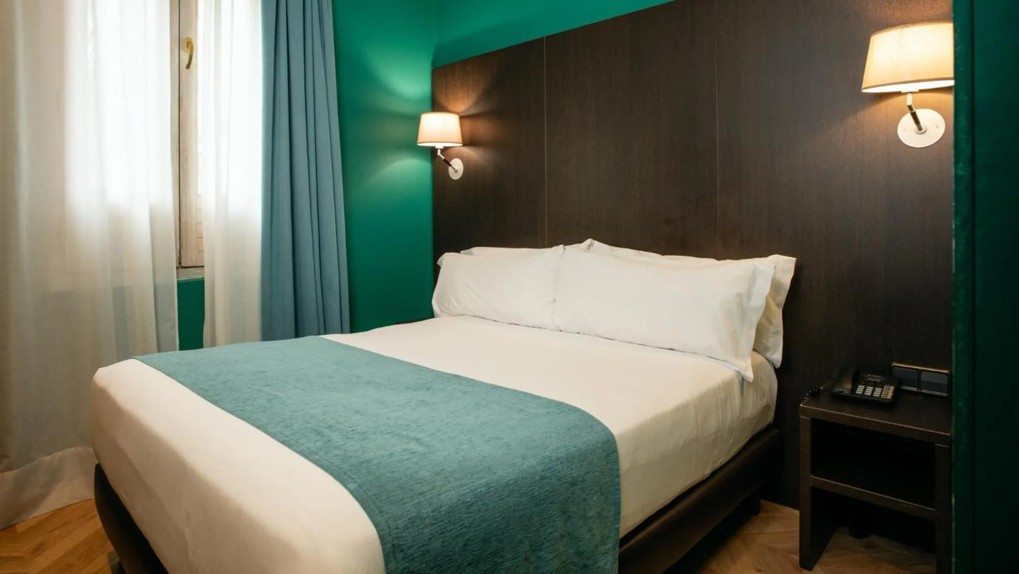 Bed in Hotel Ramblas Internacional