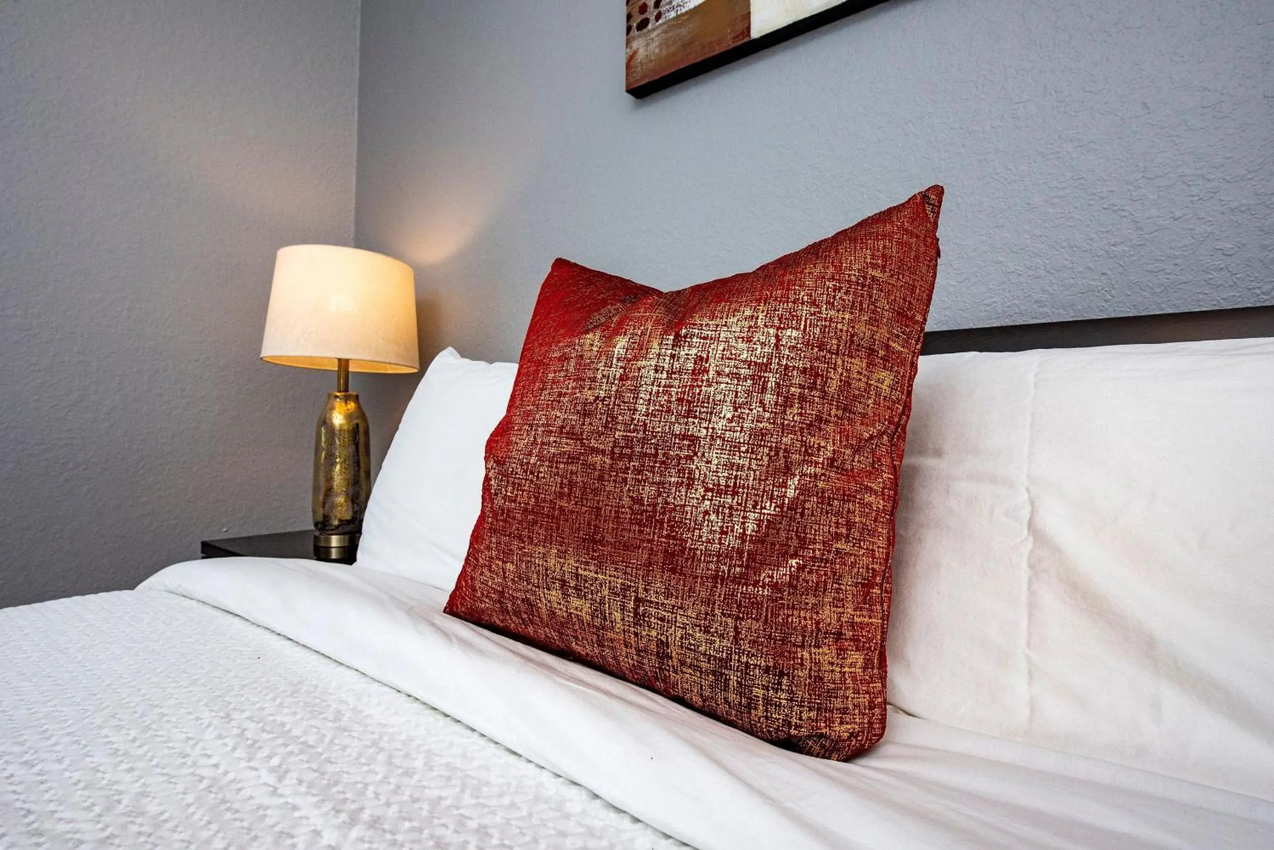 Bed in Vista Cay Resort