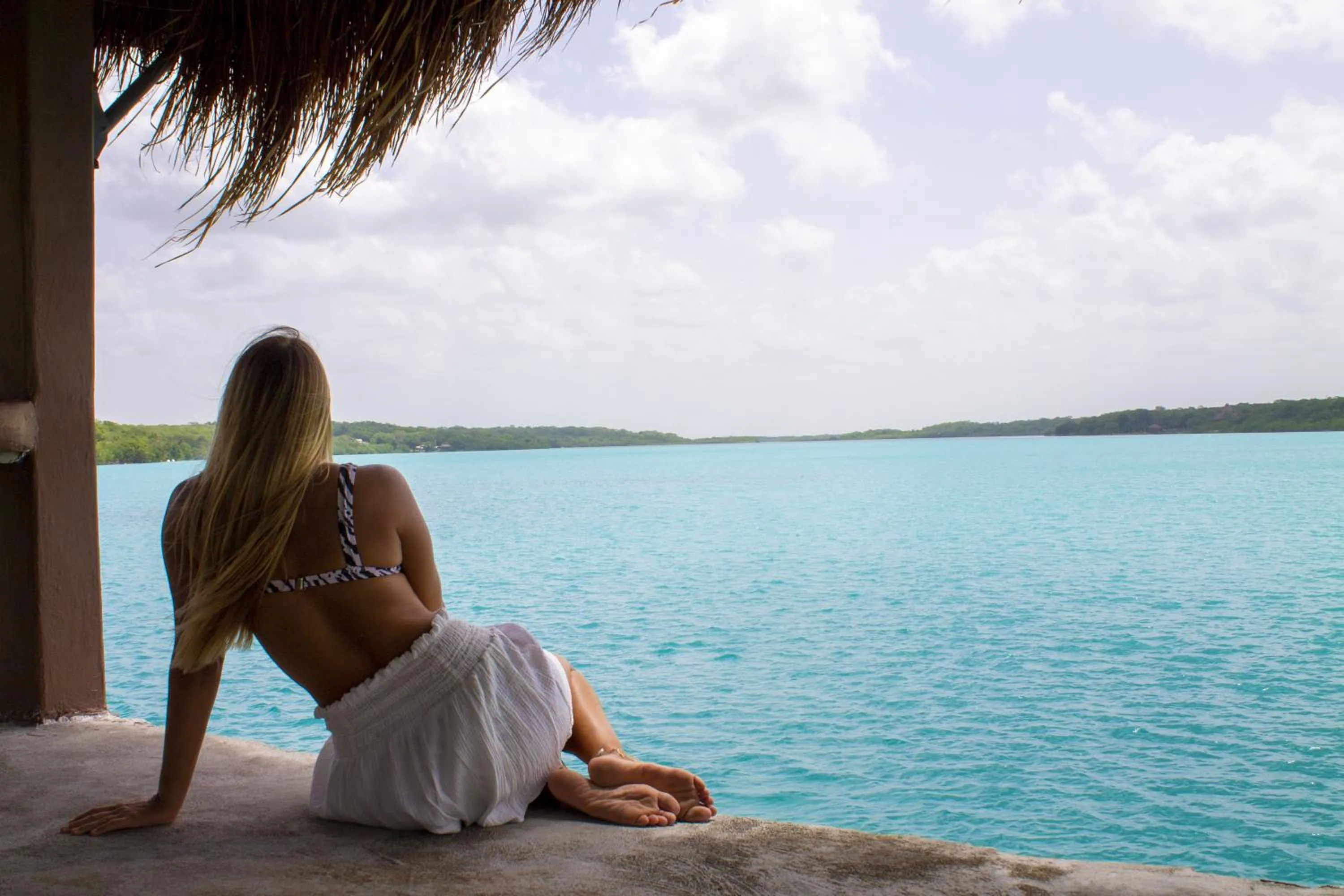 Lake view in Pepos Xul-Ha