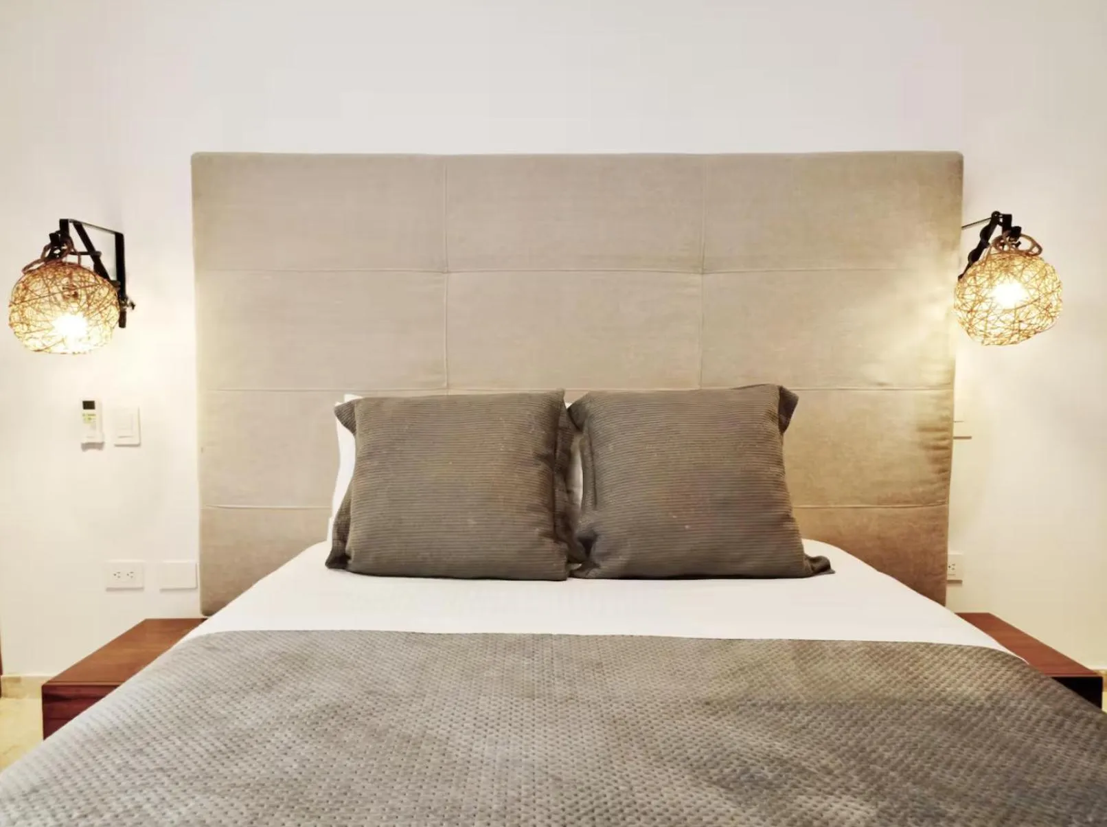 Bed in Amena Condo Tulum