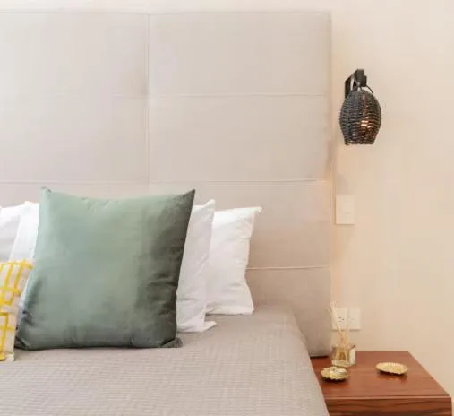 Bed in Amena Condo Tulum