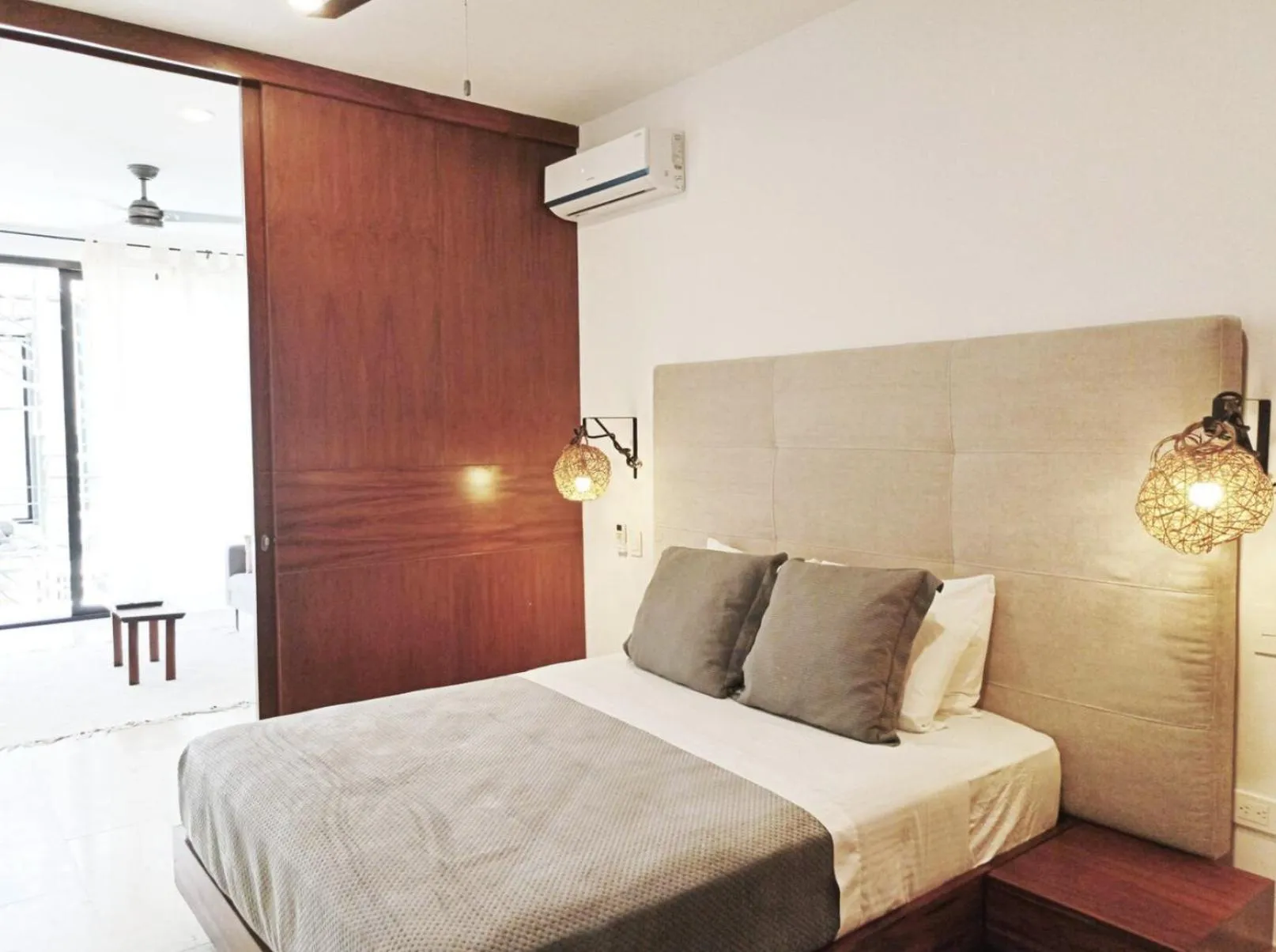 Bed in Amena Condo Tulum