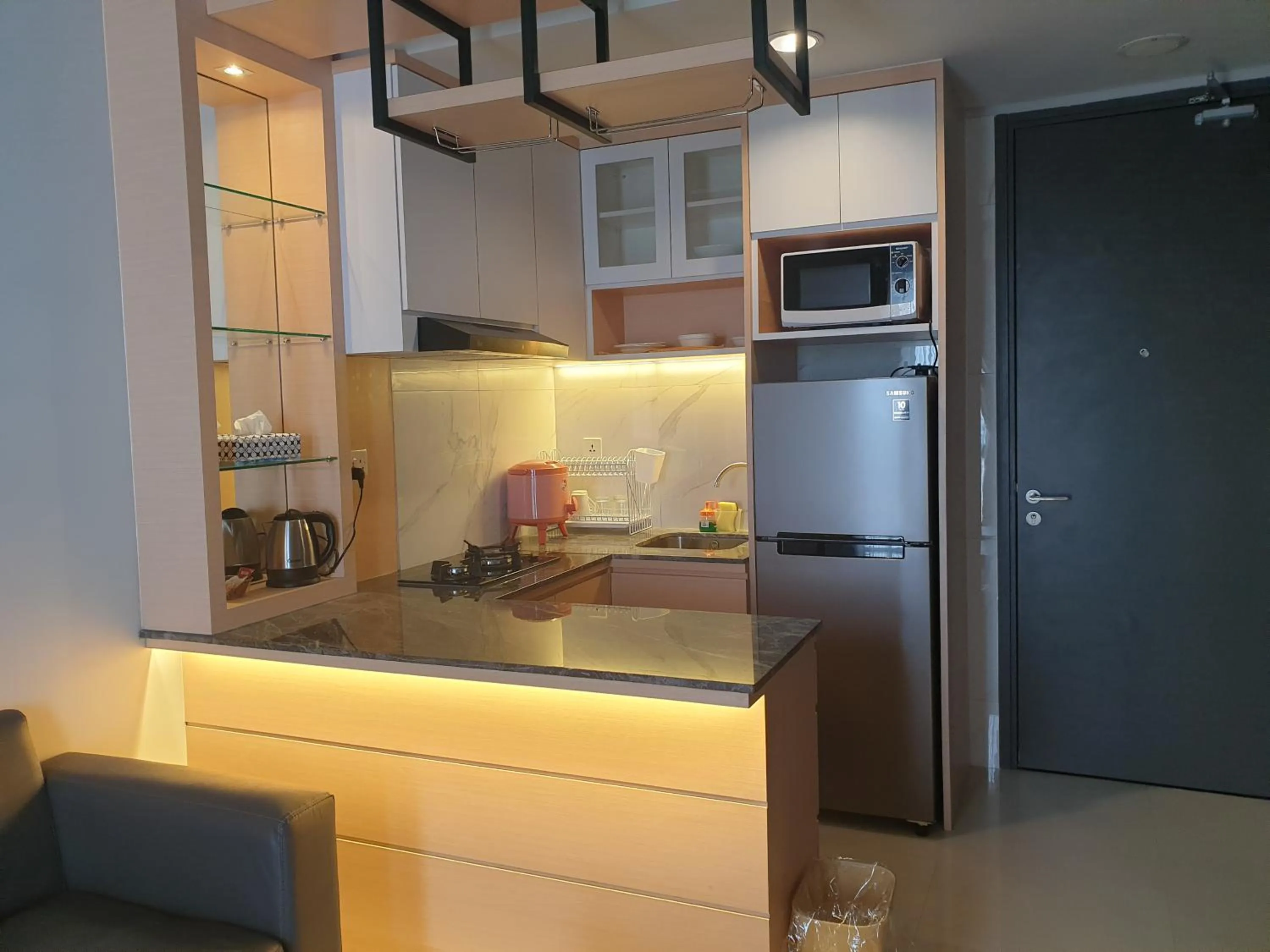 Kitchen or kitchenette in CozyHomes at One Residence Batam