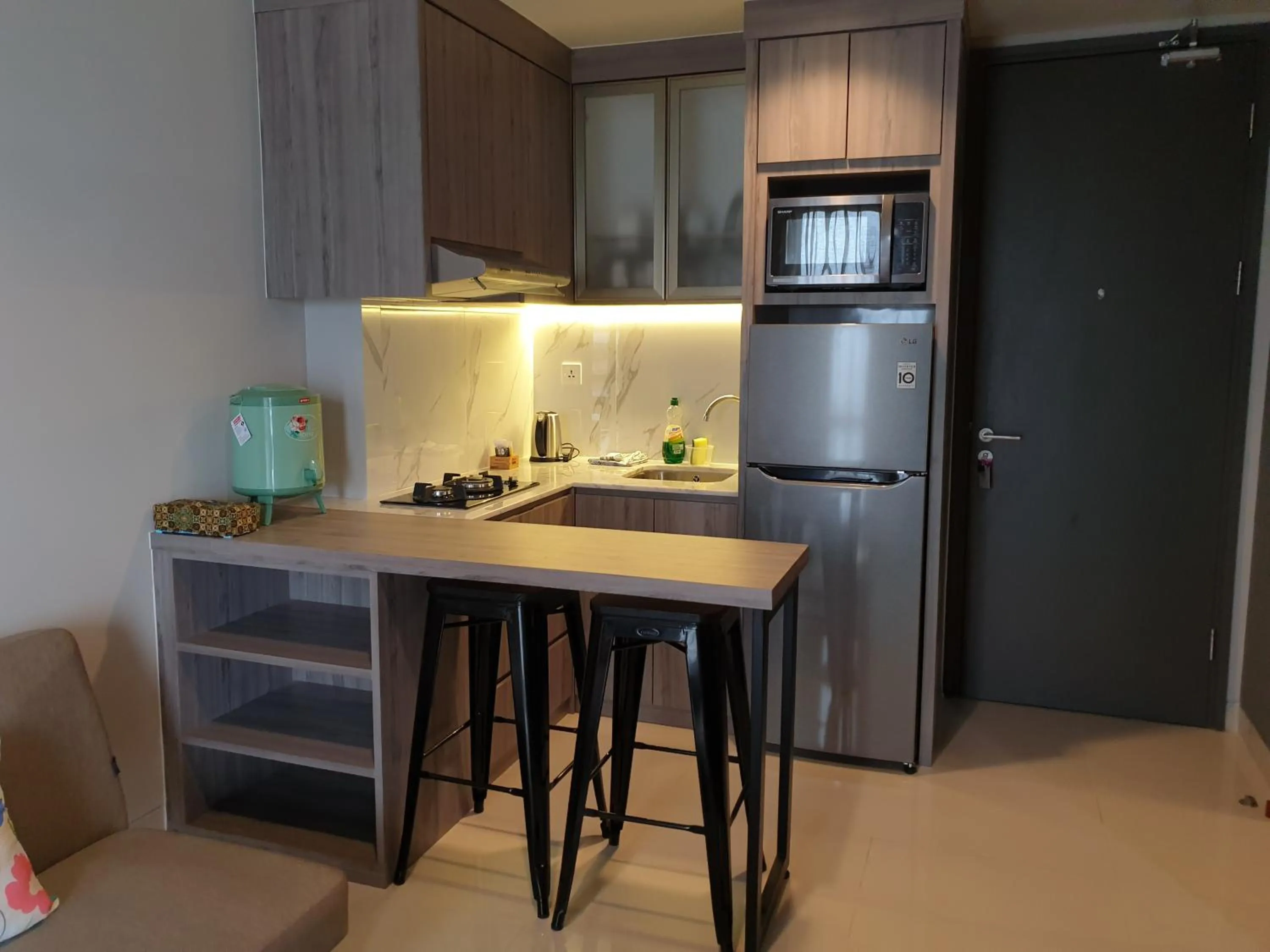 Kitchen or kitchenette in CozyHomes at One Residence Batam