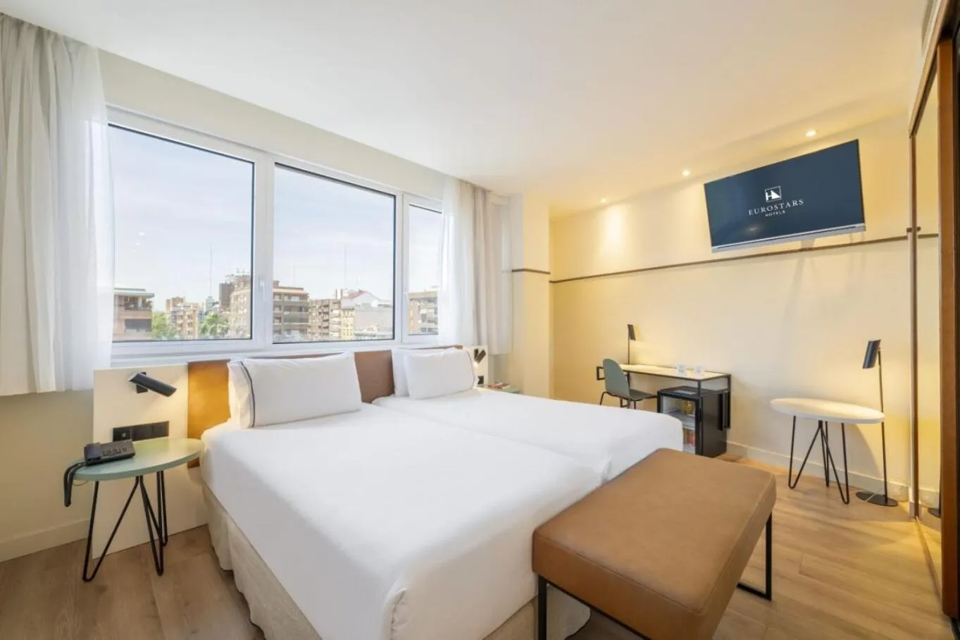 Bed in Eurostars Acteón