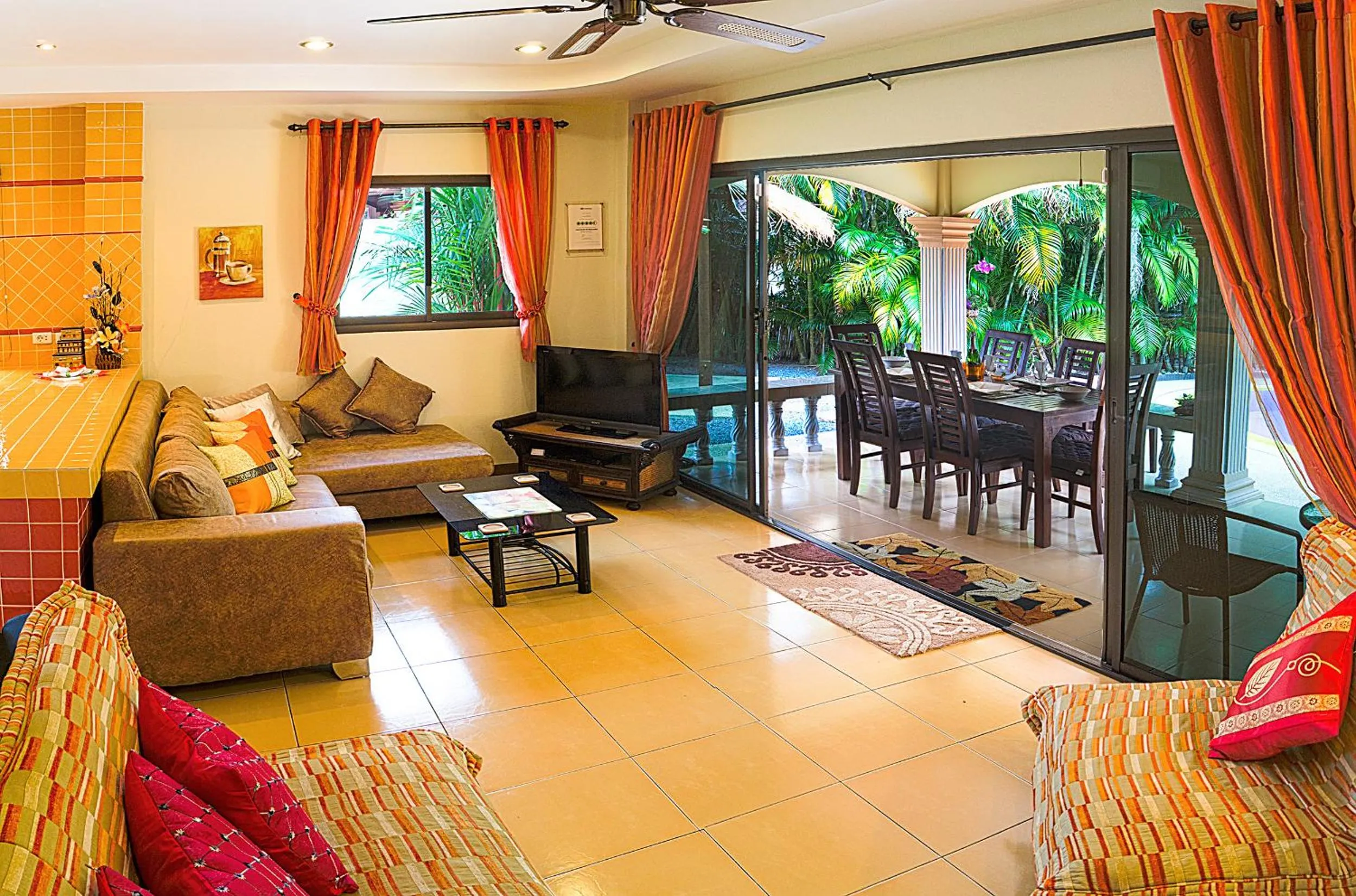 Patio in Coconut Paradise Villas