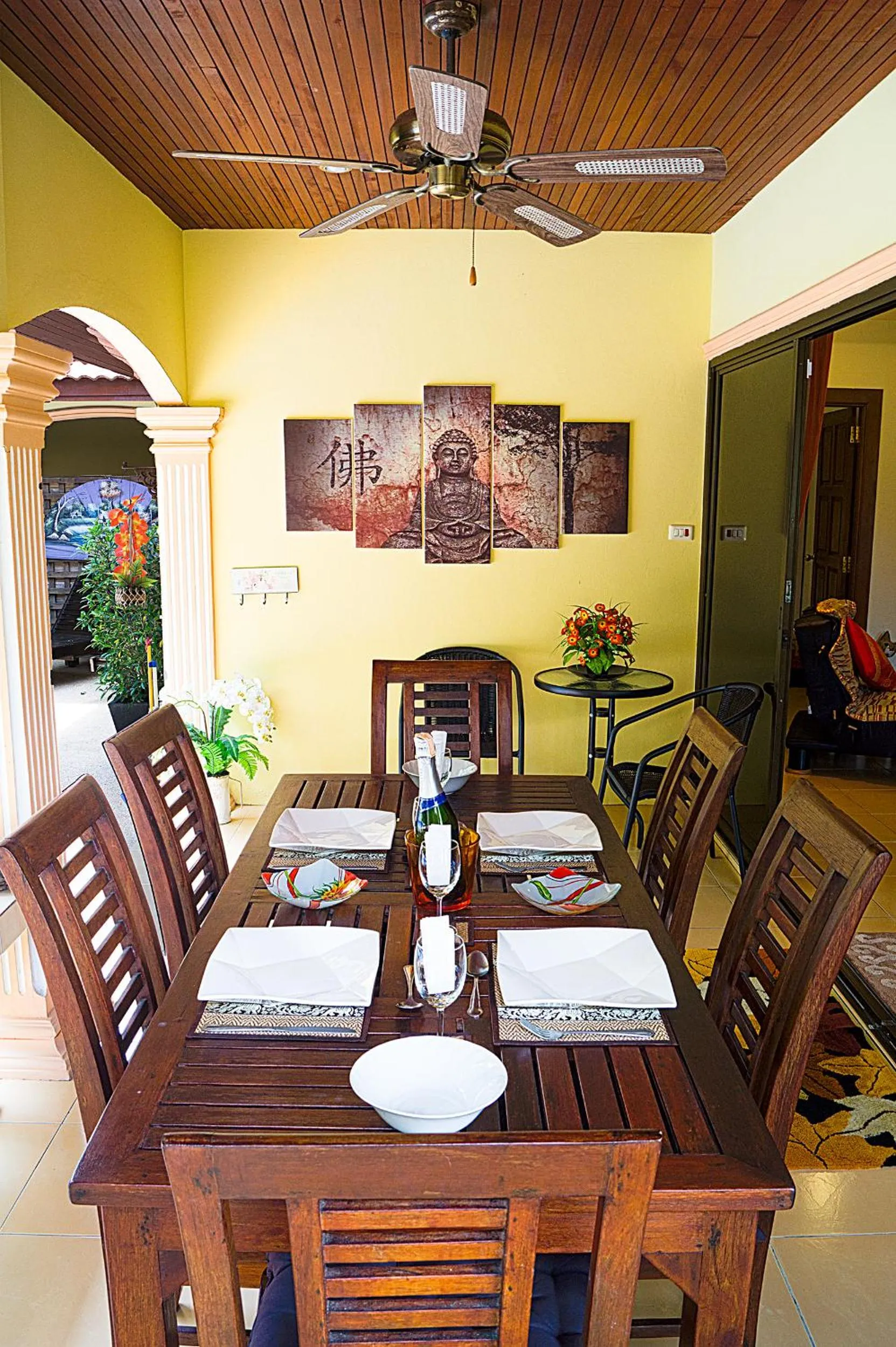 Patio in Coconut Paradise Villas