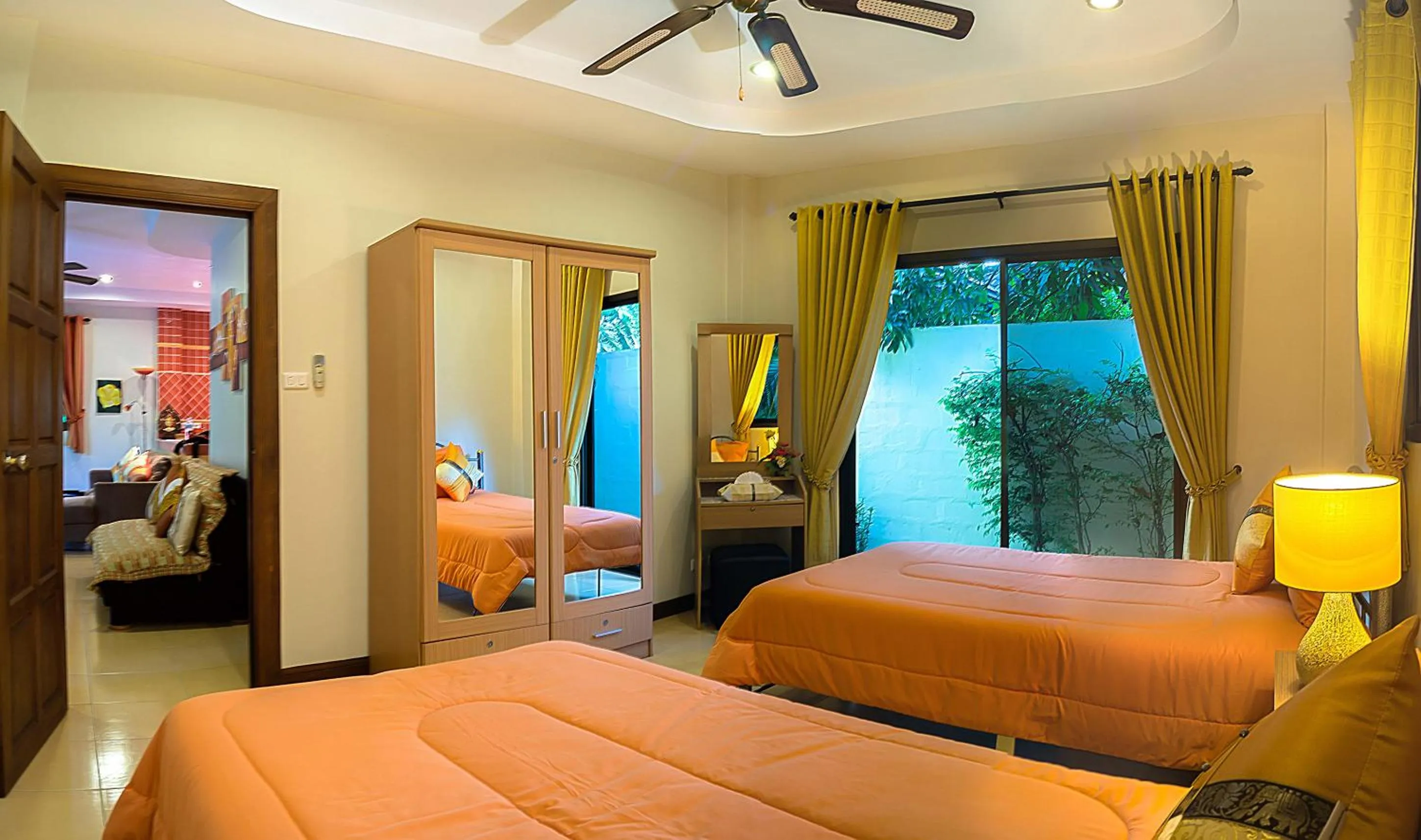 Photo of the whole room, Bed in Coconut Paradise Villas