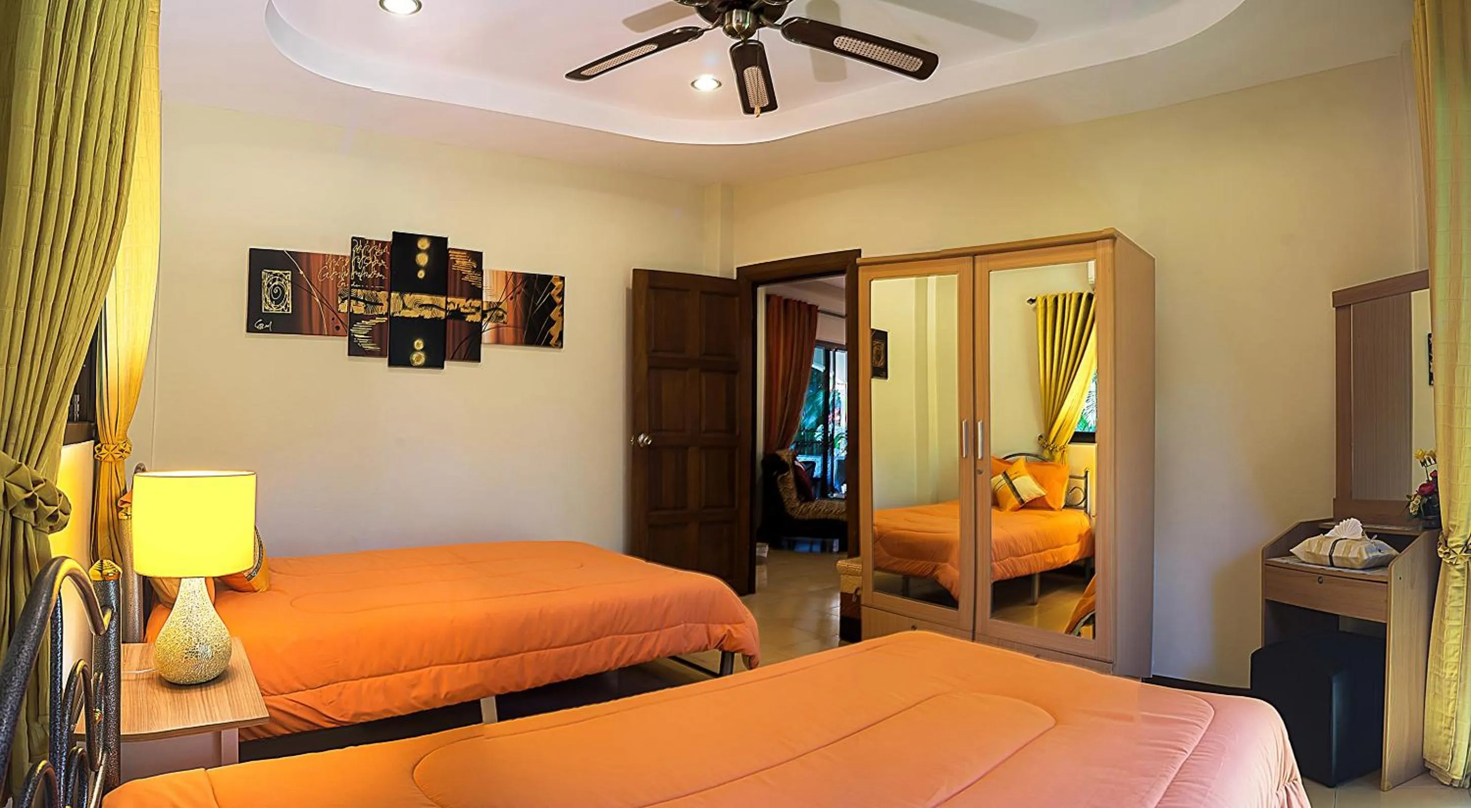 Photo of the whole room, Bed in Coconut Paradise Villas