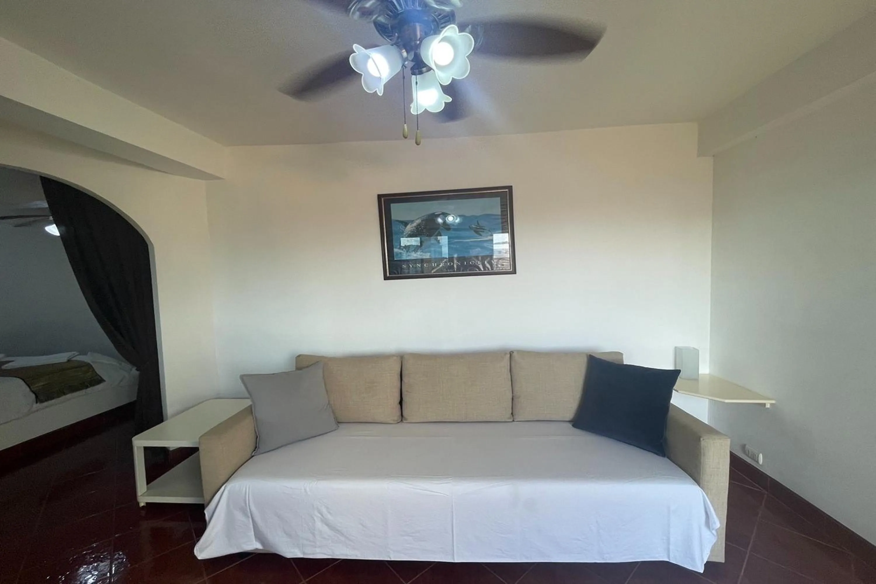 Living room, Bed in Swiss Villas Panoramic - SHA Certified